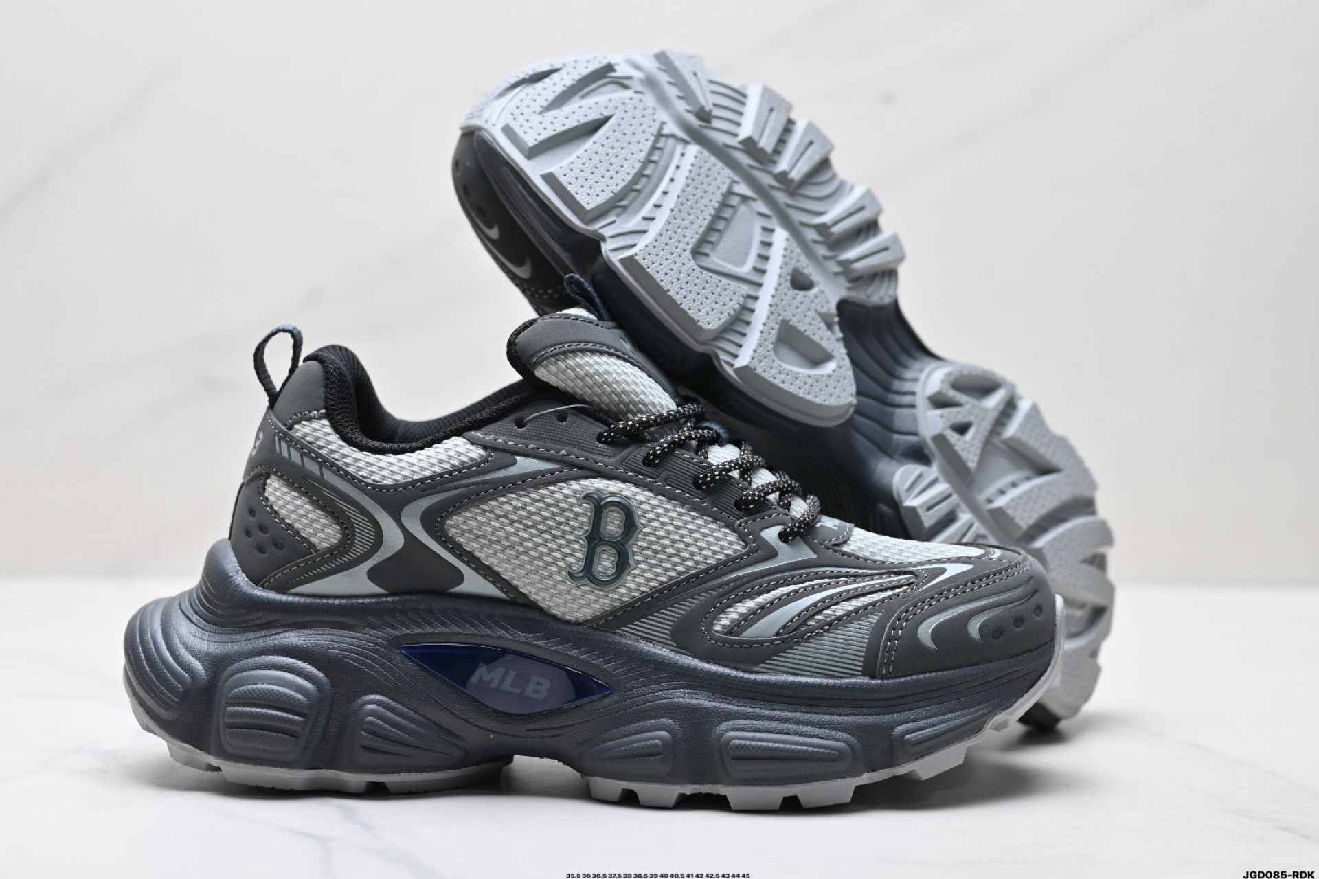 MLB Winner Chunky 百搭舒适休闲潮流运动厚底增高防滑耐磨 低帮 老爹鞋 3ASHWD15N