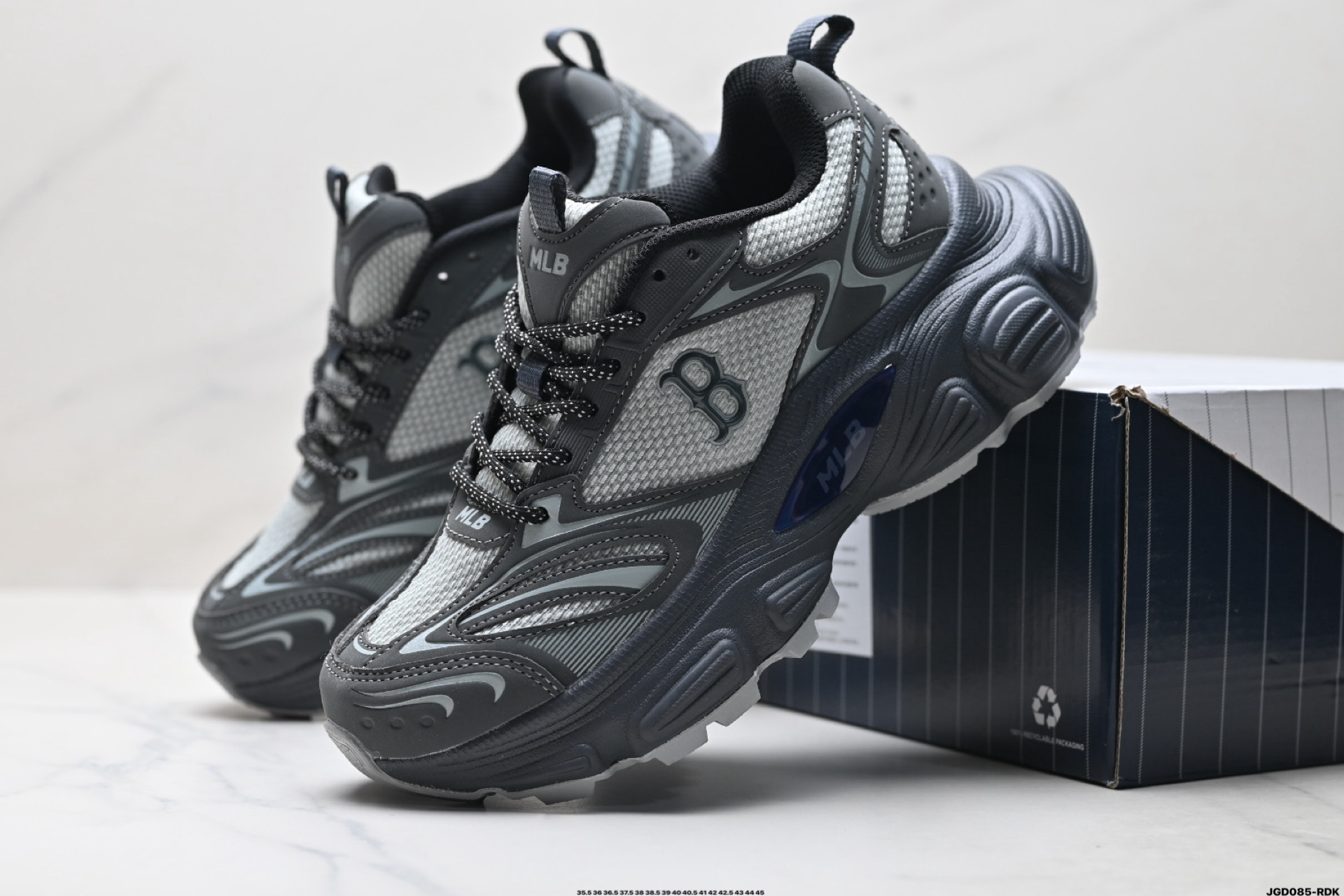 MLB Winner Chunky 百搭舒适休闲潮流运动厚底增高防滑耐磨 低帮 老爹鞋 3ASHWD15N