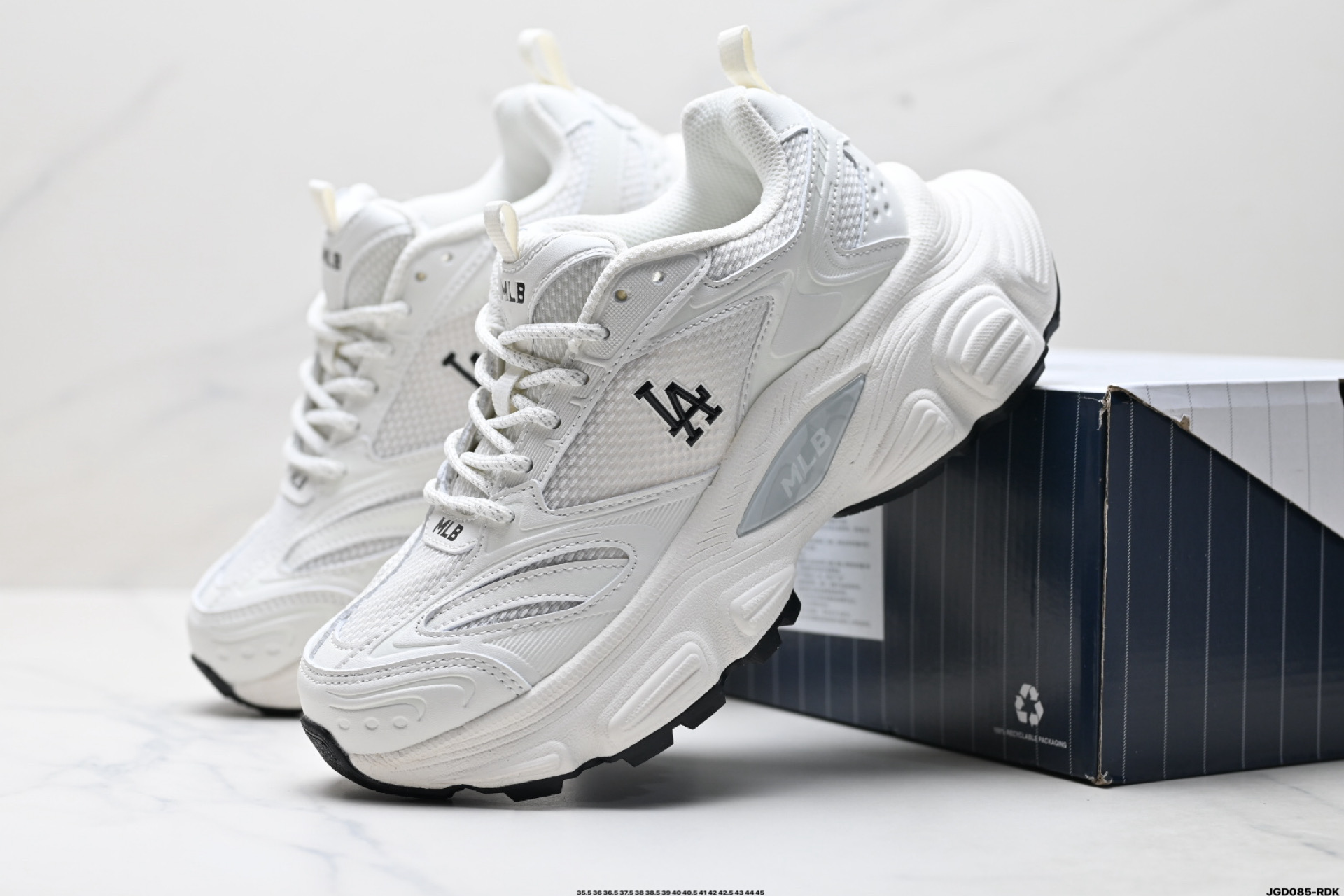 MLB Winner Chunky 百搭舒适休闲潮流运动厚底增高防滑耐磨 低帮 老爹鞋 3ASHWD15N