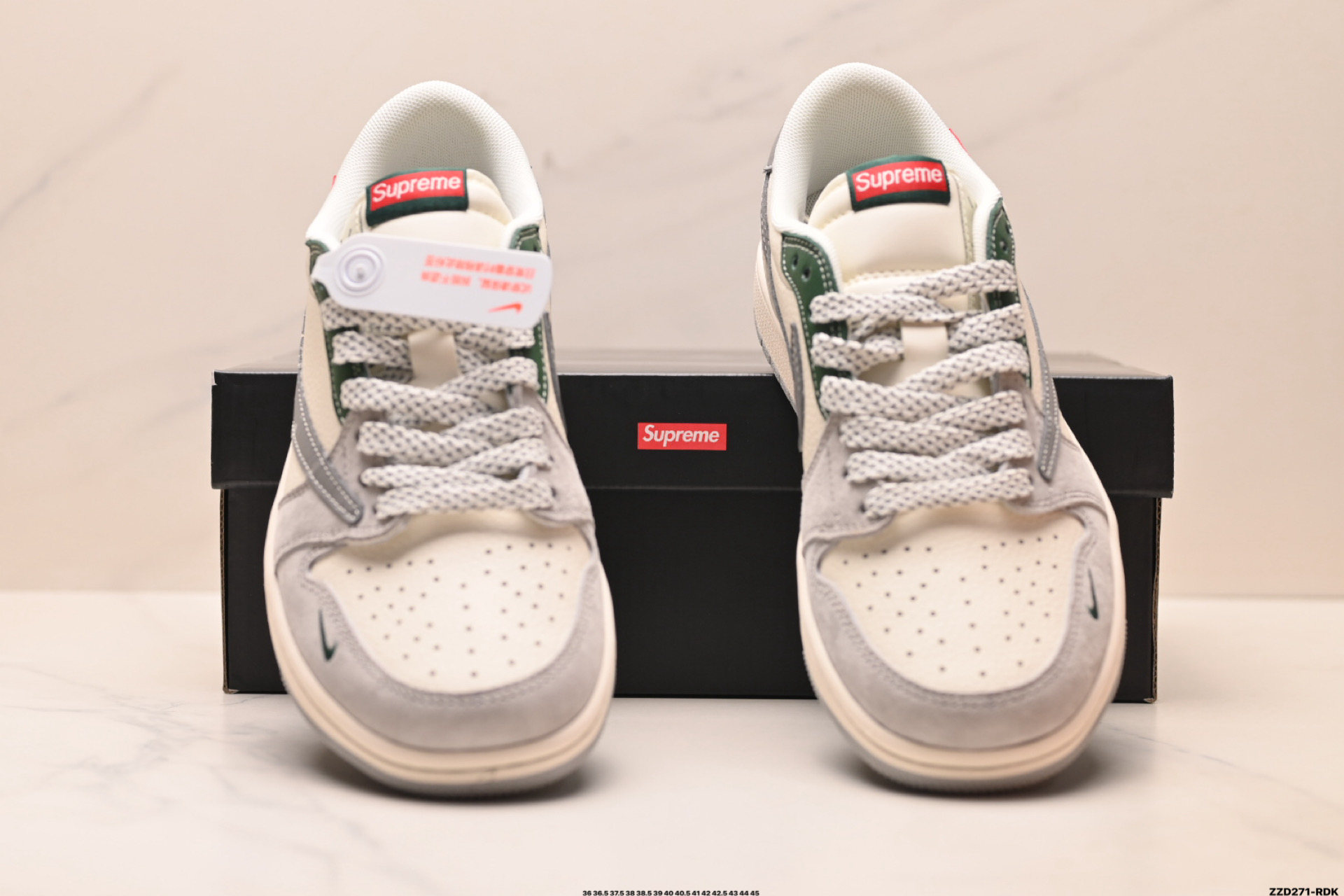 Nike Air Jordan 1 x Travis Scott AJ1倒勾 乔一倒钩 ‘DIY’定制 耐克 低帮文化篮球鞋 HS8068-043