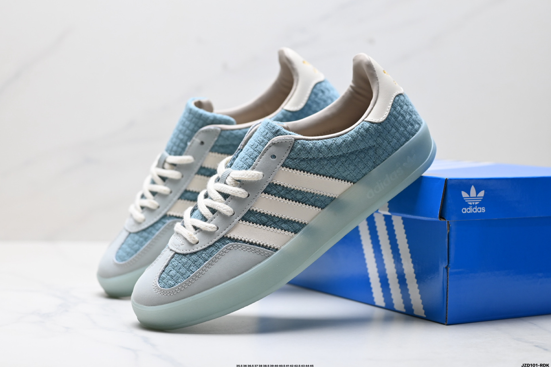 Adidas Originals Gazelle INdoor 三叶草休闲防滑耐磨低帮板鞋 JR8852