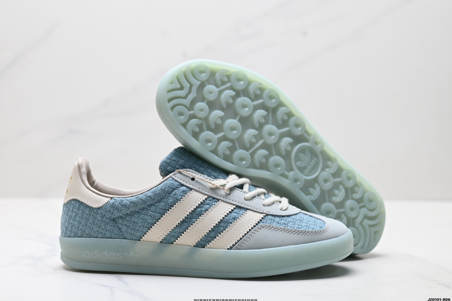 Adidas Originals Gazelle INdoor 三叶草休闲防滑耐磨低帮板鞋 JR8852
