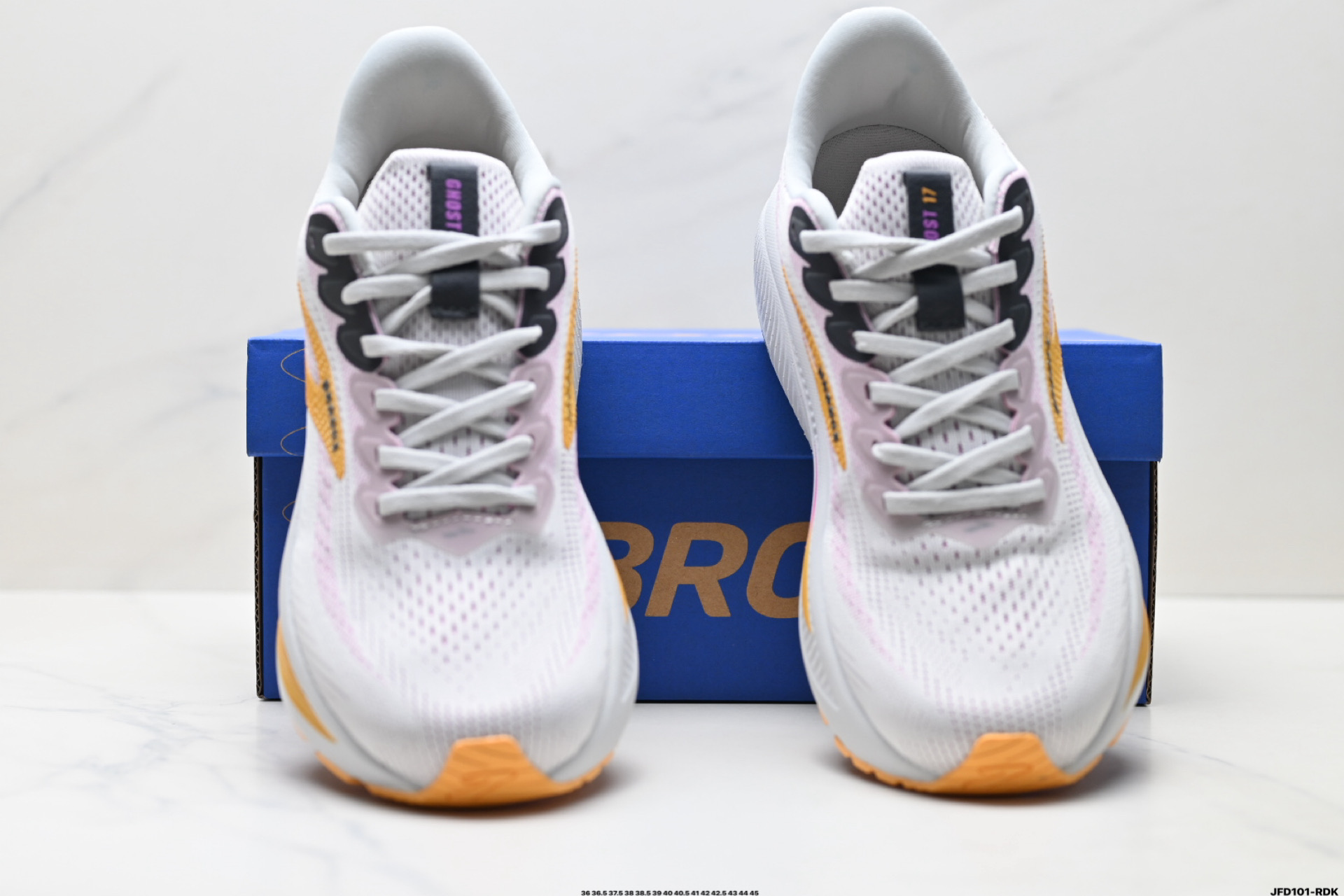 Brooks布鲁克斯 Ghost 17 网面时尚 网布耐磨透气 低帮 休闲跑步鞋 120431 1D 070