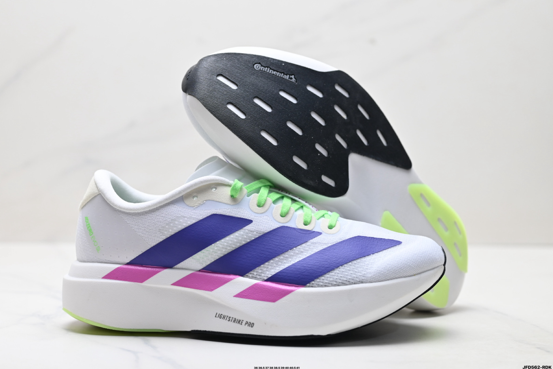 Adidas Adizero Evo SL 舒适百搭防滑耐磨 低帮 休闲跑步鞋 JS4456