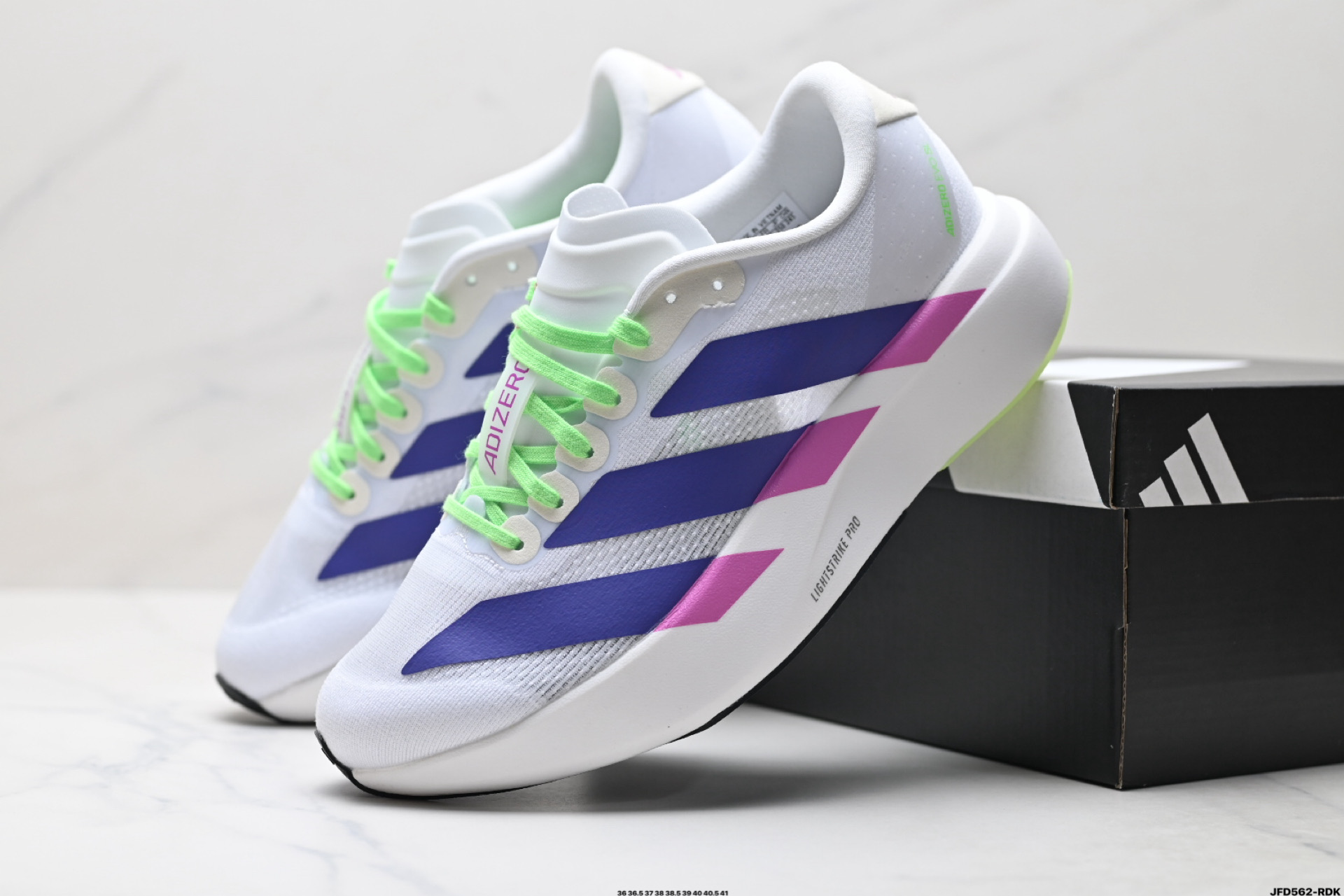 Adidas Adizero Evo SL 舒适百搭防滑耐磨 低帮 休闲跑步鞋 JS4456