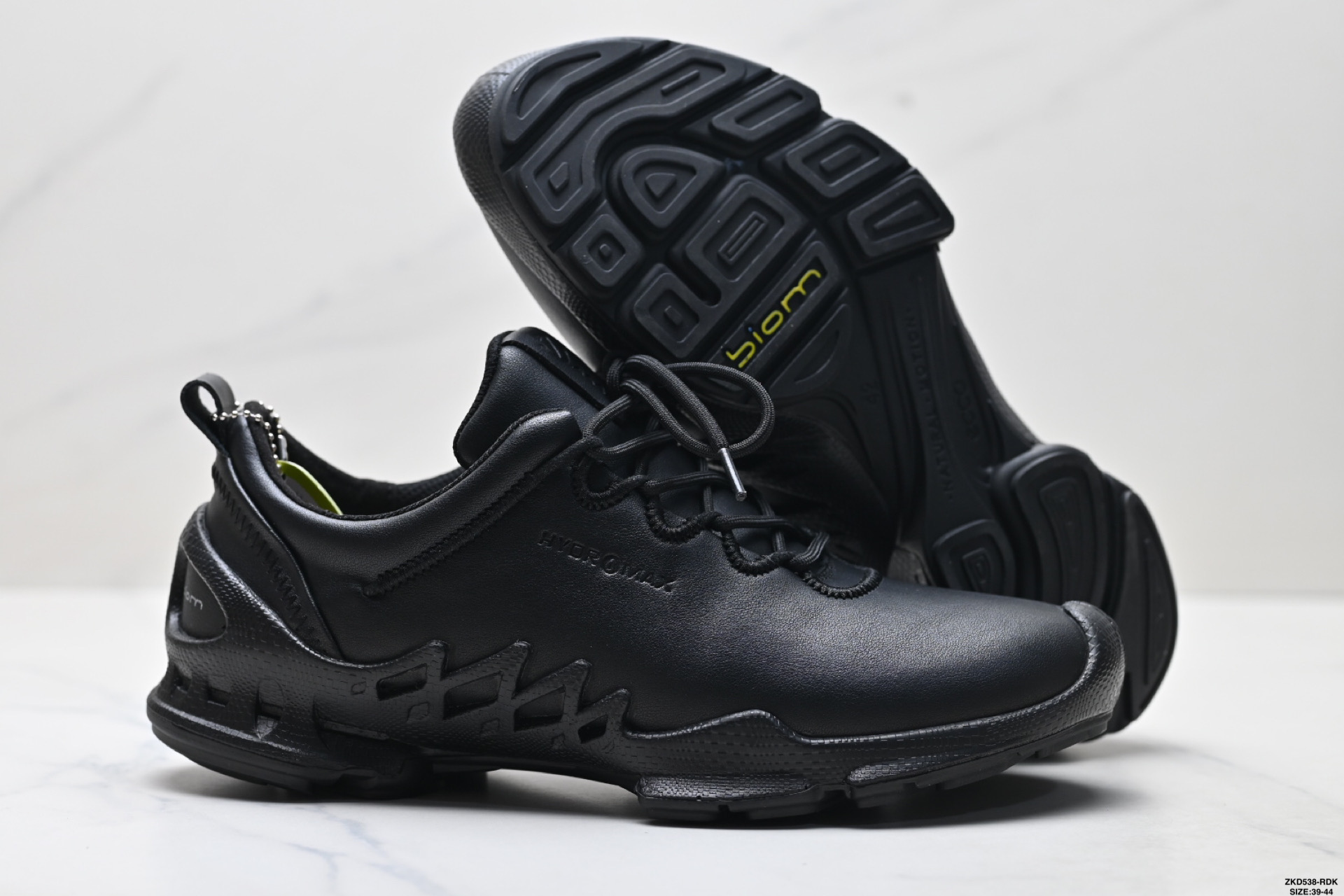 Ecco爱步 BIOM C-TRAIL系列 牛皮 圆头厚底系带 低帮 徒步鞋 803614-510