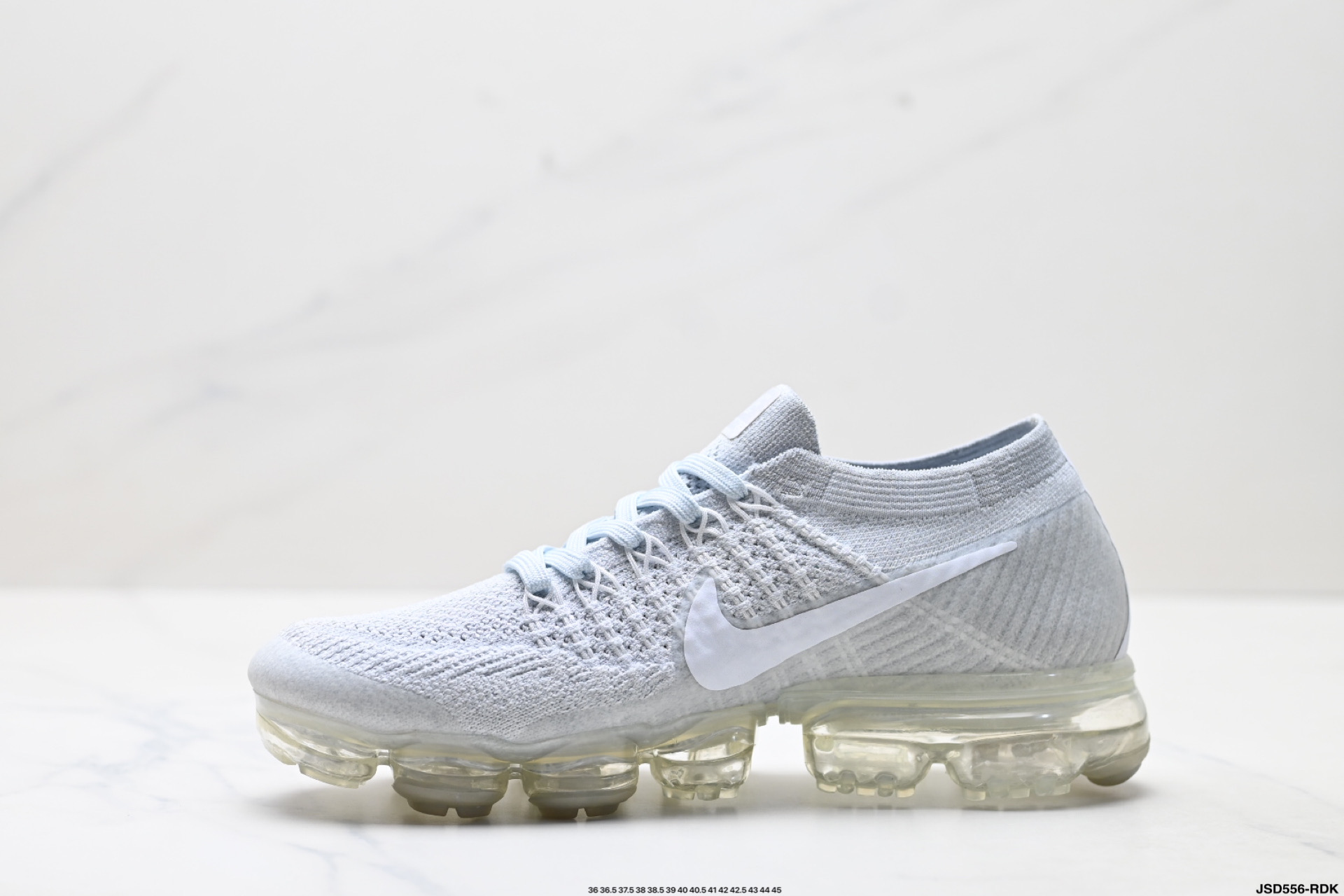 Nike Air Vapormax Flyknit 全掌长气垫 缓震跑步鞋 849558-100