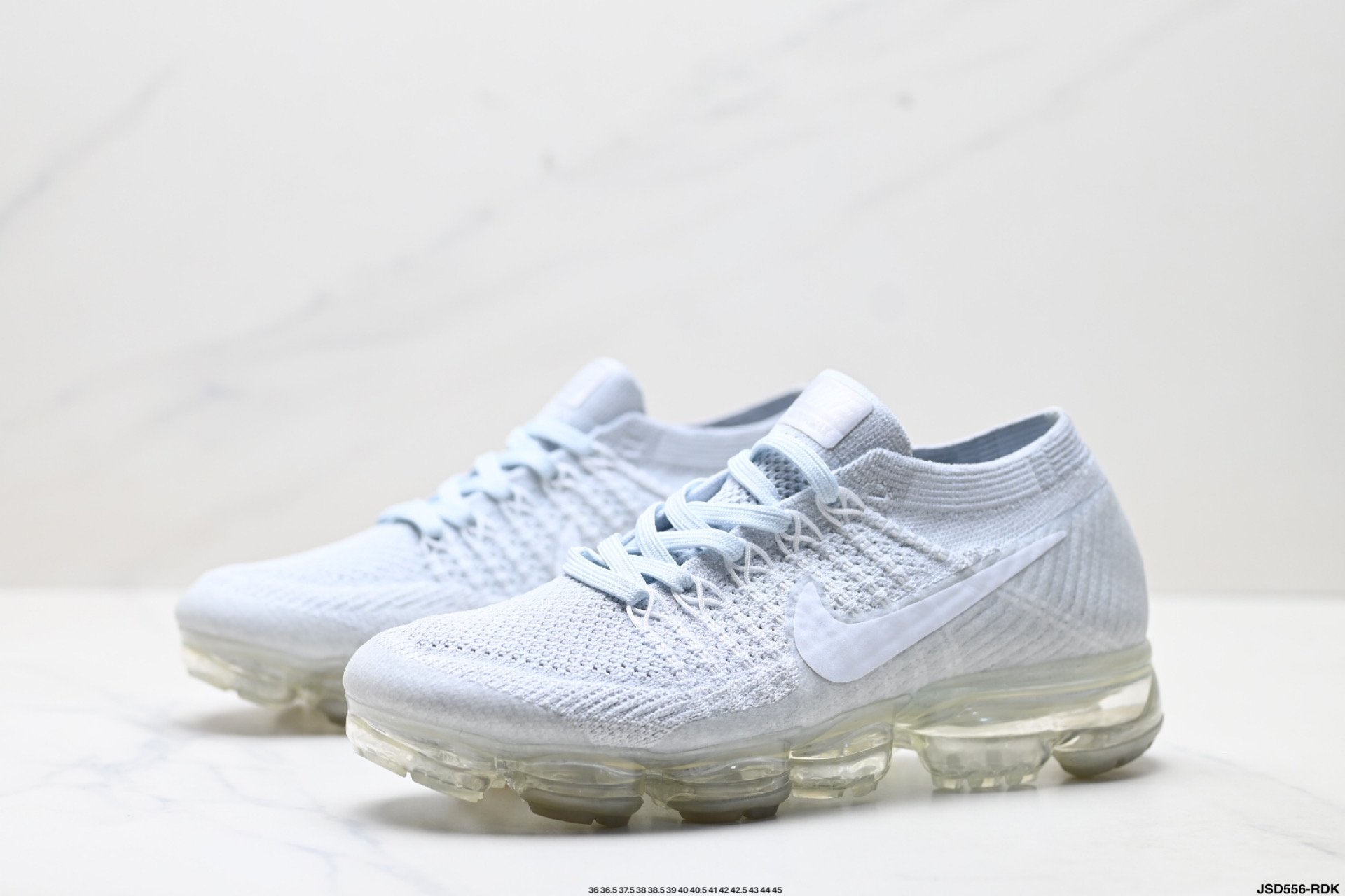 Nike Air Vapormax Flyknit 全掌长气垫 缓震跑步鞋 849558-100