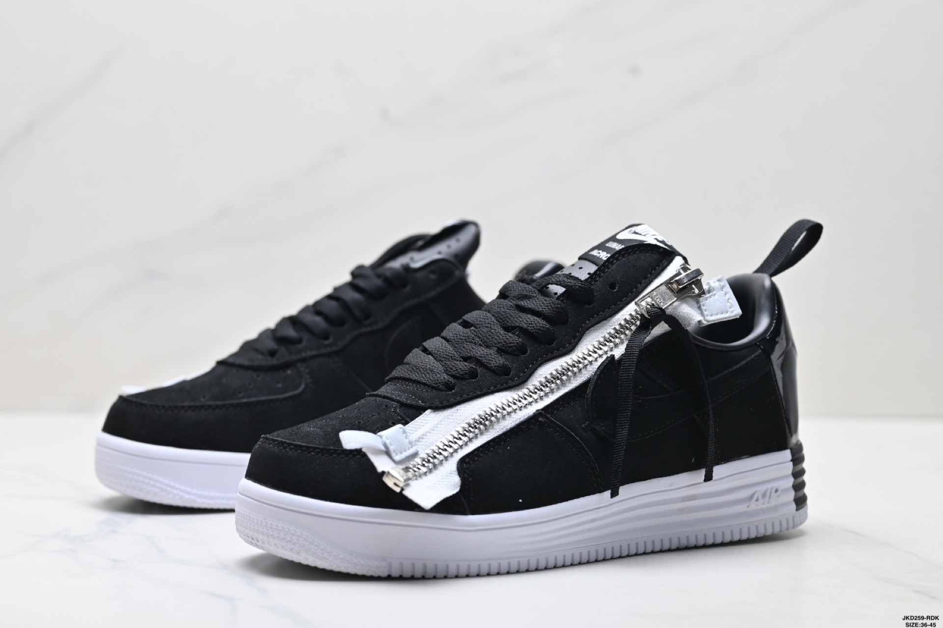 Acronym x Nike Lunar force 1 空军联名款 拉链 休闲 包裹性耐磨 低帮 板鞋 698699-001