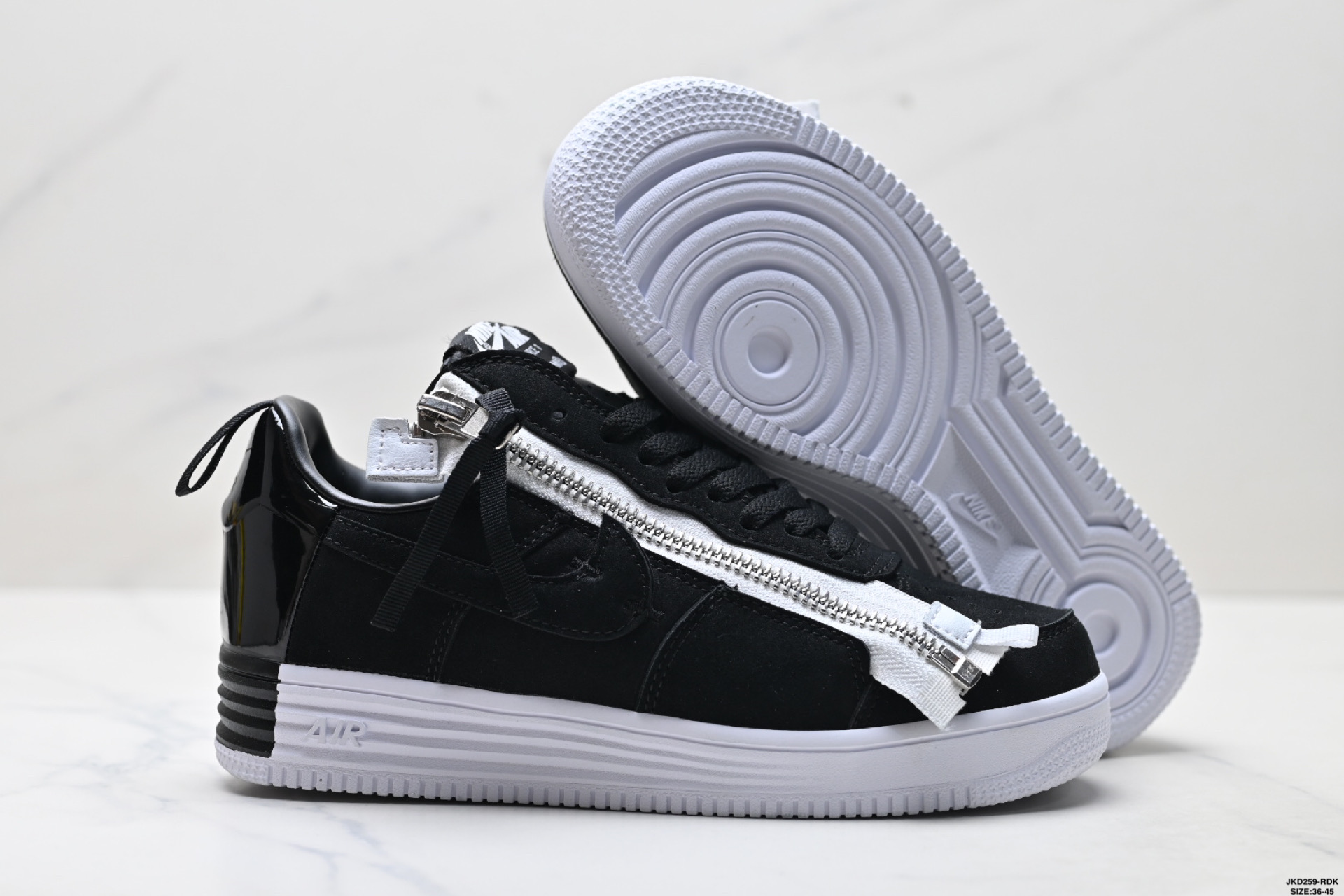 Acronym x Nike Lunar force 1 空军联名款 拉链 休闲 包裹性耐磨 低帮 板鞋 698699-001