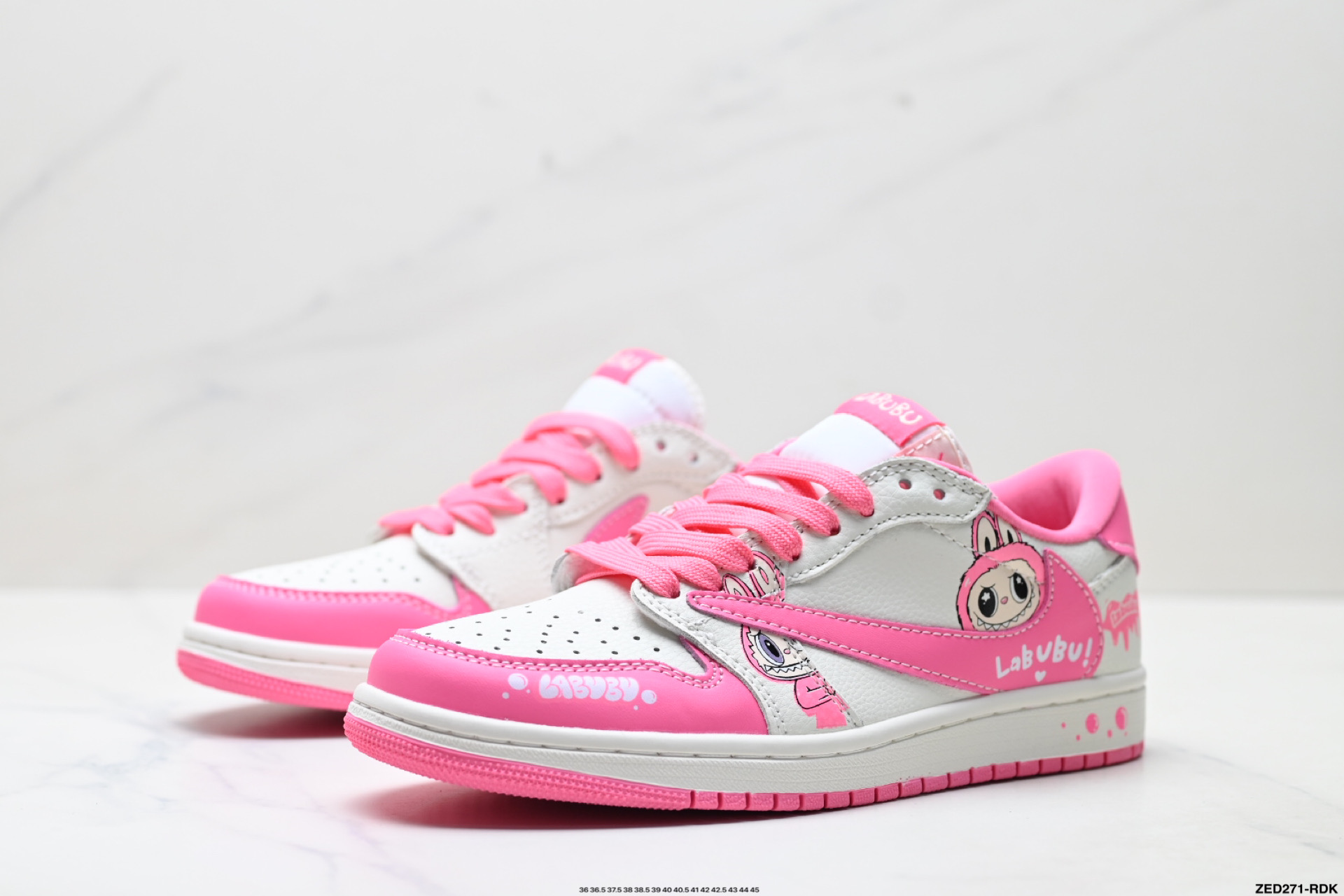 Nike Air Jordan 1 x Travis Scott AJ1倒勾 乔一倒钩 ‘DIY’定制 耐克 低帮文化篮球鞋 JW1188-162