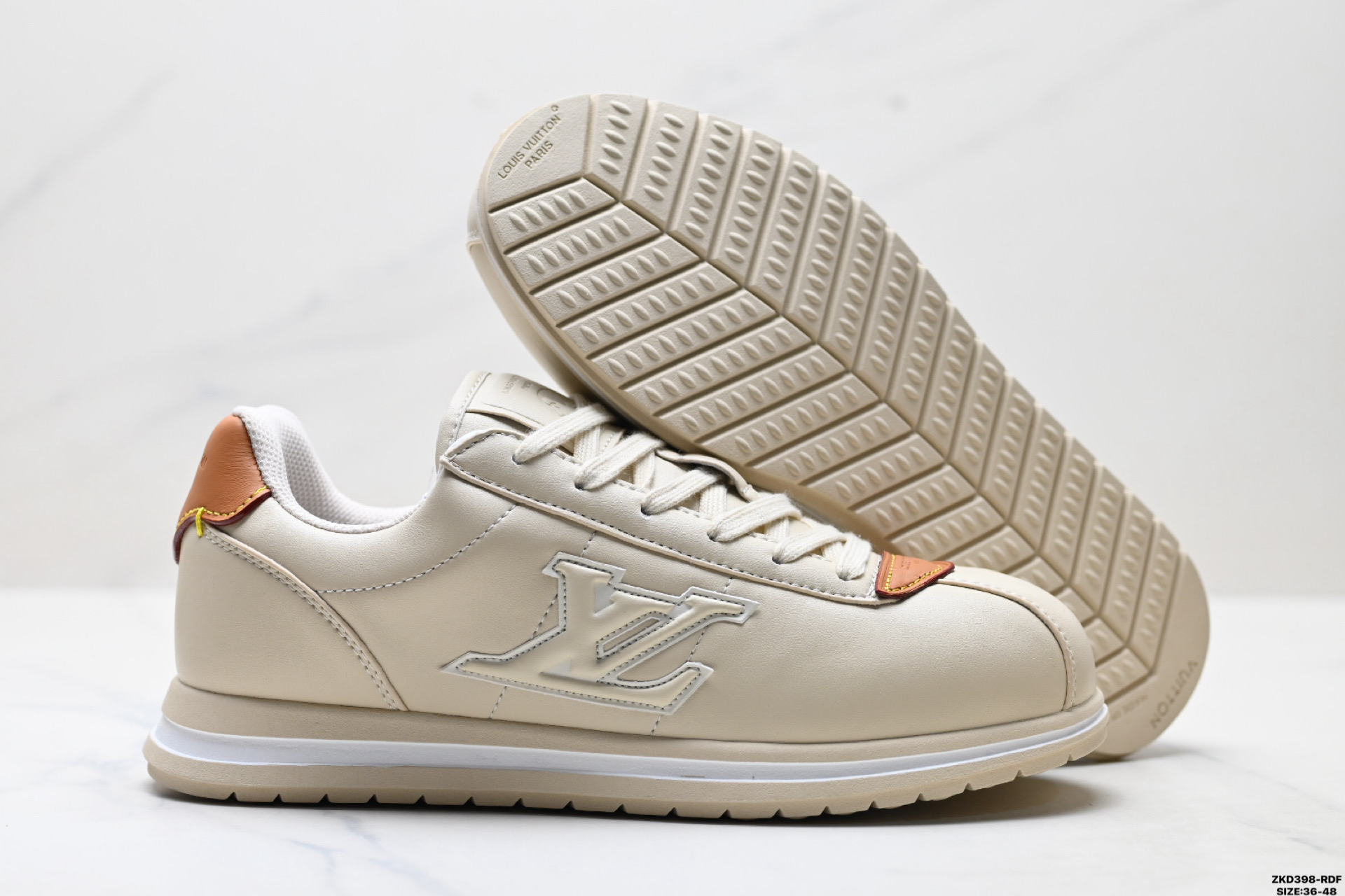 LOUIS VUITTON x Nigo 联名款 Buttersoft FW25 圆头系带 低帮 生活休闲鞋