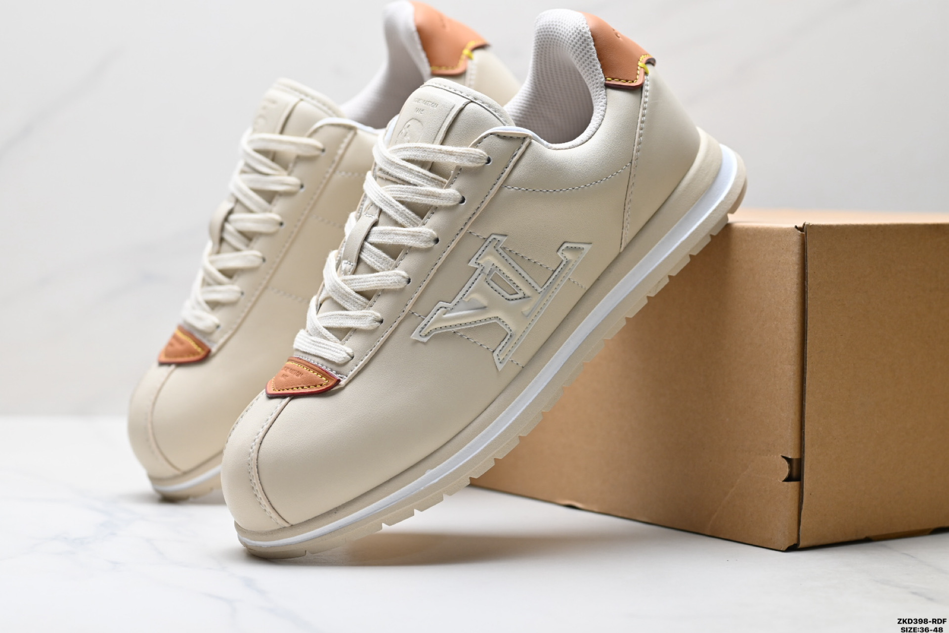 LOUIS VUITTON x Nigo 联名款 Buttersoft FW25 圆头系带 低帮 生活休闲鞋