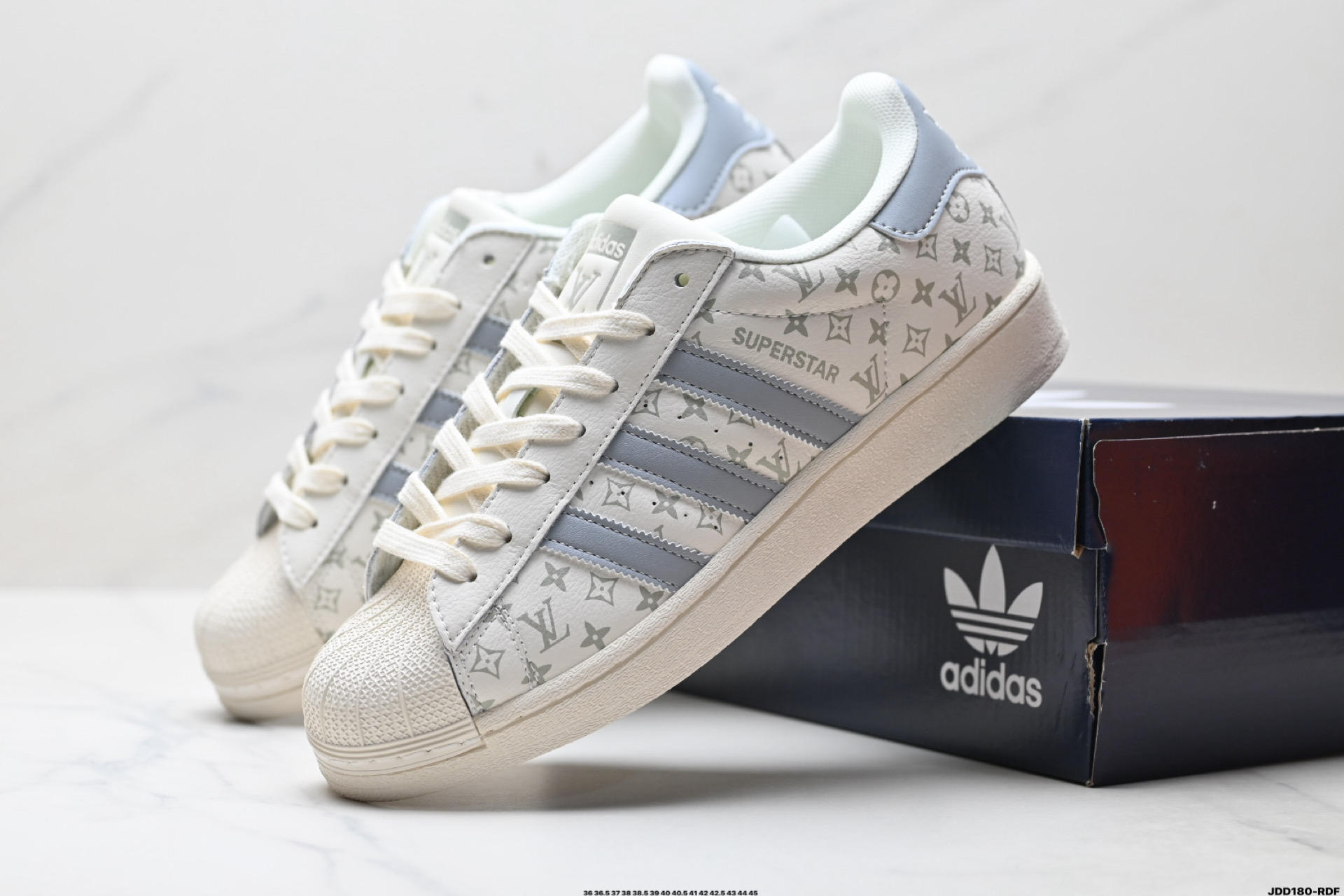 Adidas Originals Superstar 阿迪达斯 三叶草 贝壳头’DIY’系列低帮经典百搭休闲运动板鞋 BZ6012
