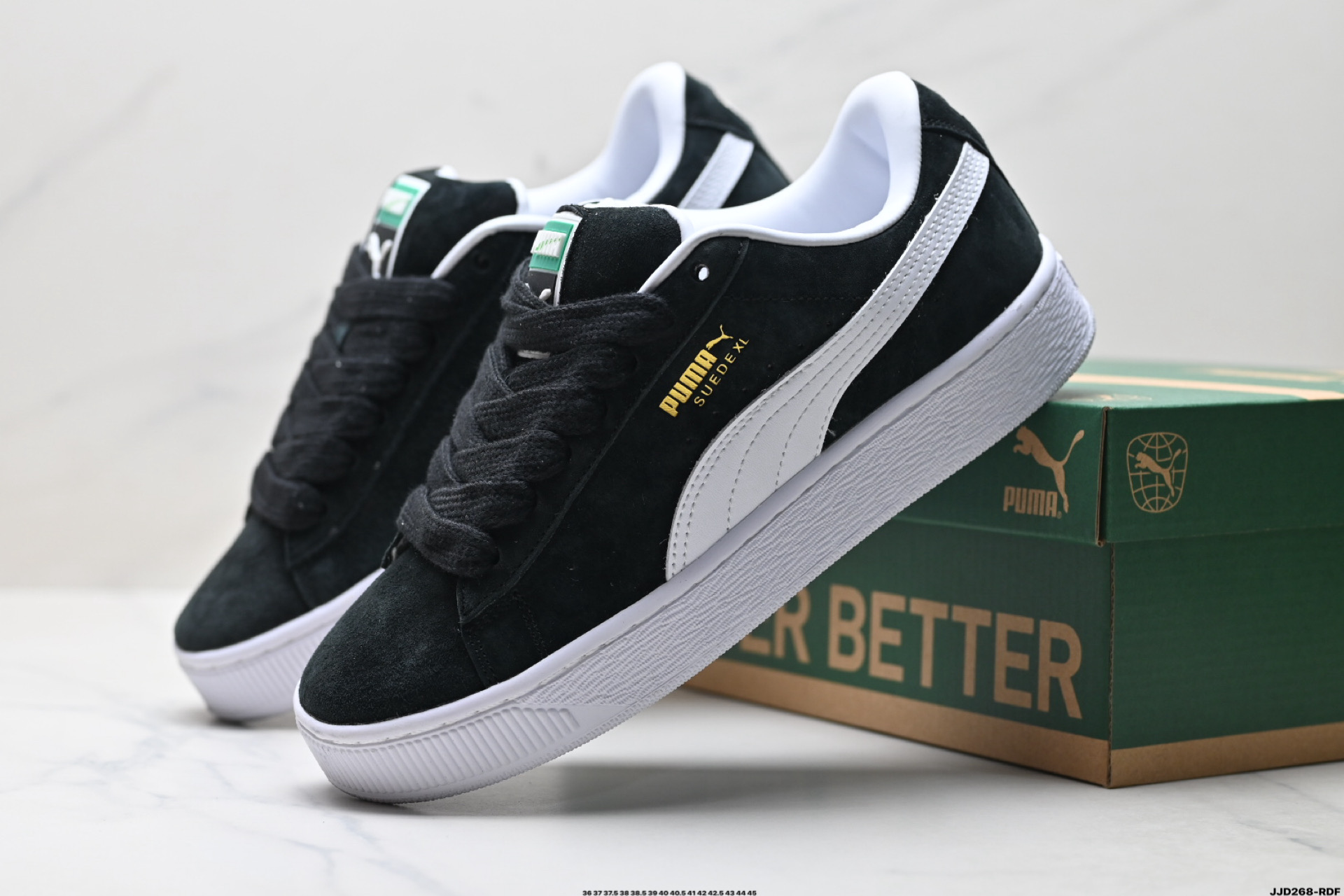 Puma Suede XL 复古单品 彪马 防滑耐磨低帮德训板鞋 395777-02