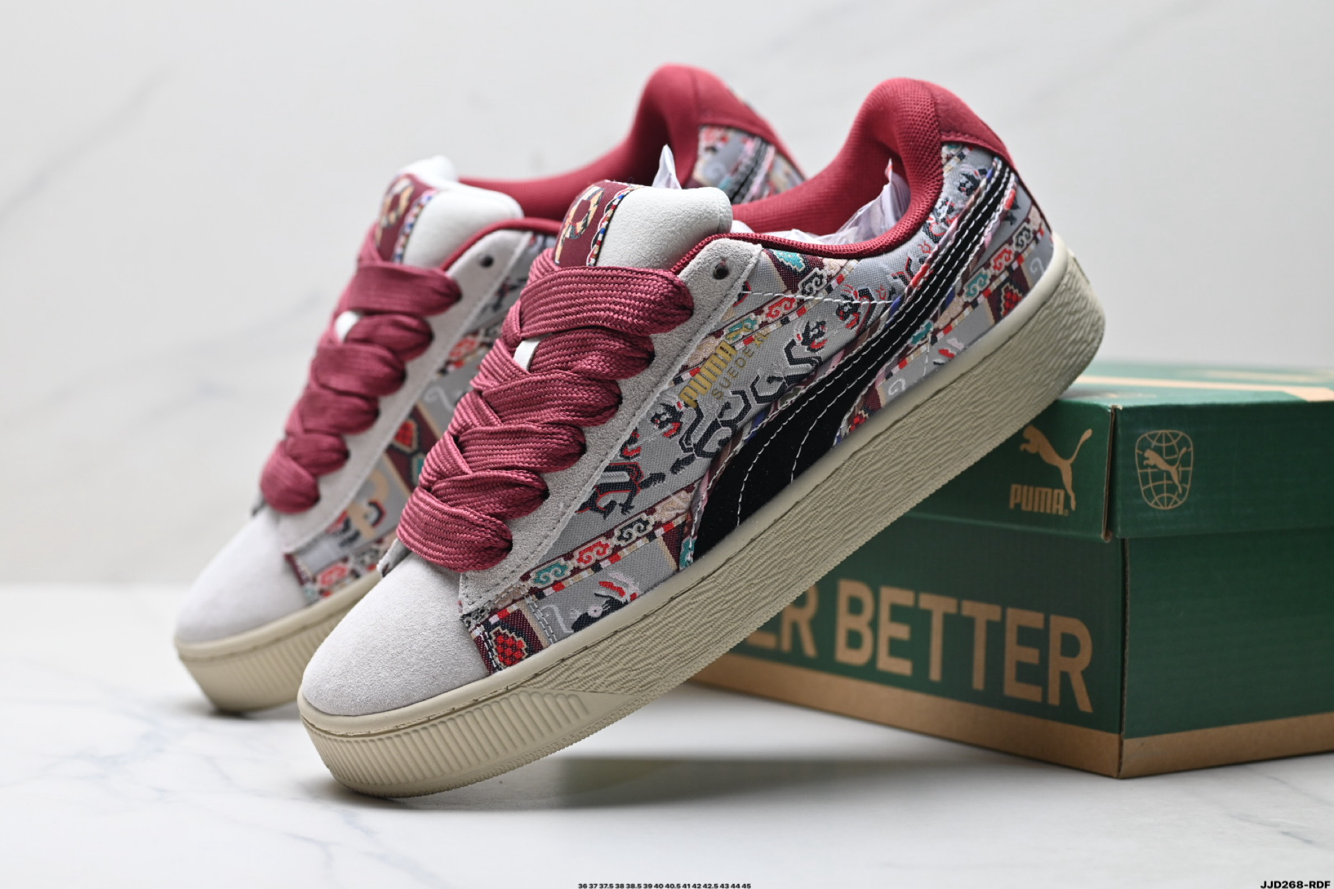 Puma Suede XL 复古单品 彪马 防滑耐磨低帮德训板鞋 395777-02