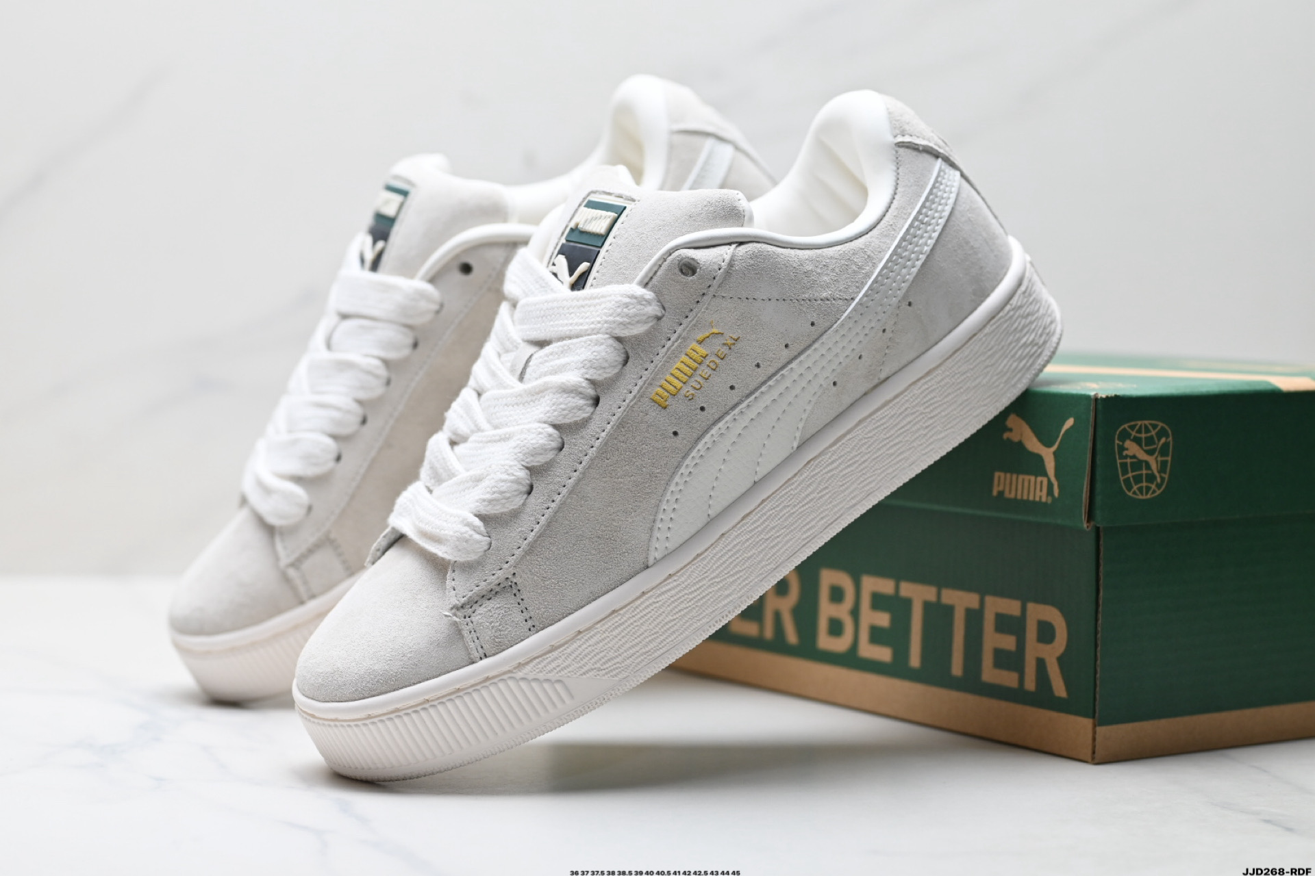 Puma Suede XL 复古单品 彪马 防滑耐磨低帮德训板鞋 395777-02