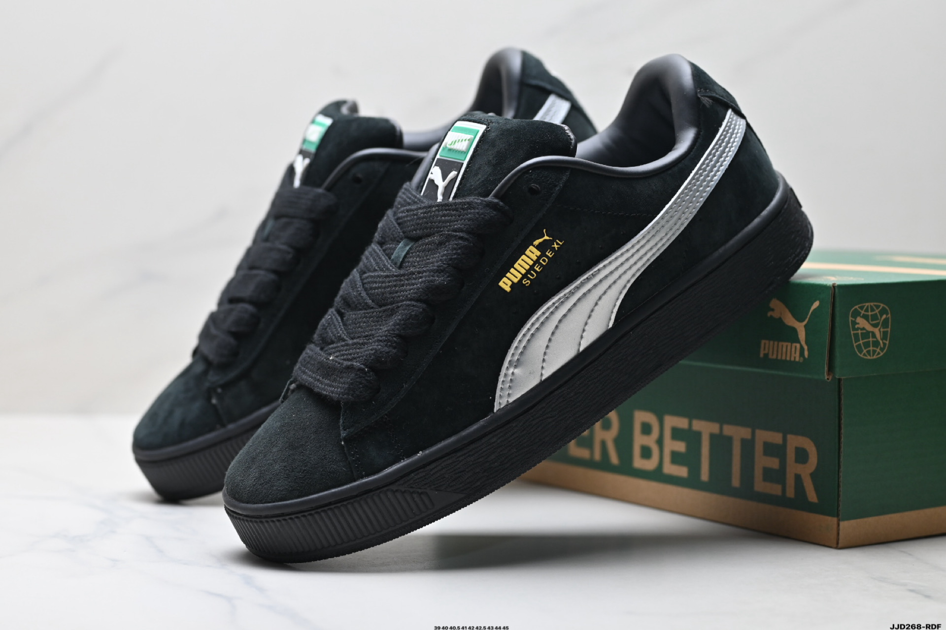 Puma Suede XL 复古单品 彪马 防滑耐磨低帮德训板鞋 395777-02