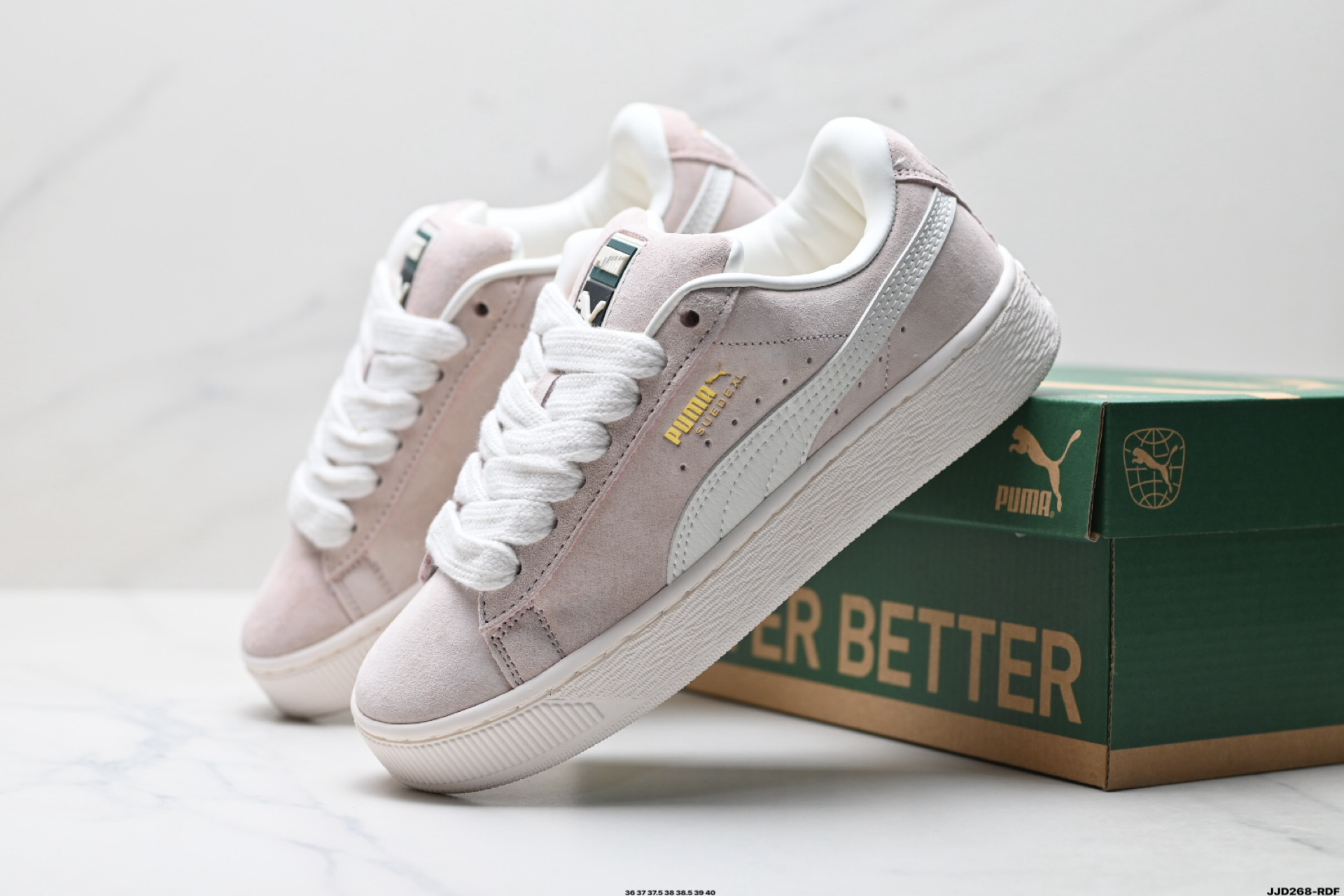 Puma Suede XL 复古单品 彪马 防滑耐磨低帮德训板鞋 395777-02