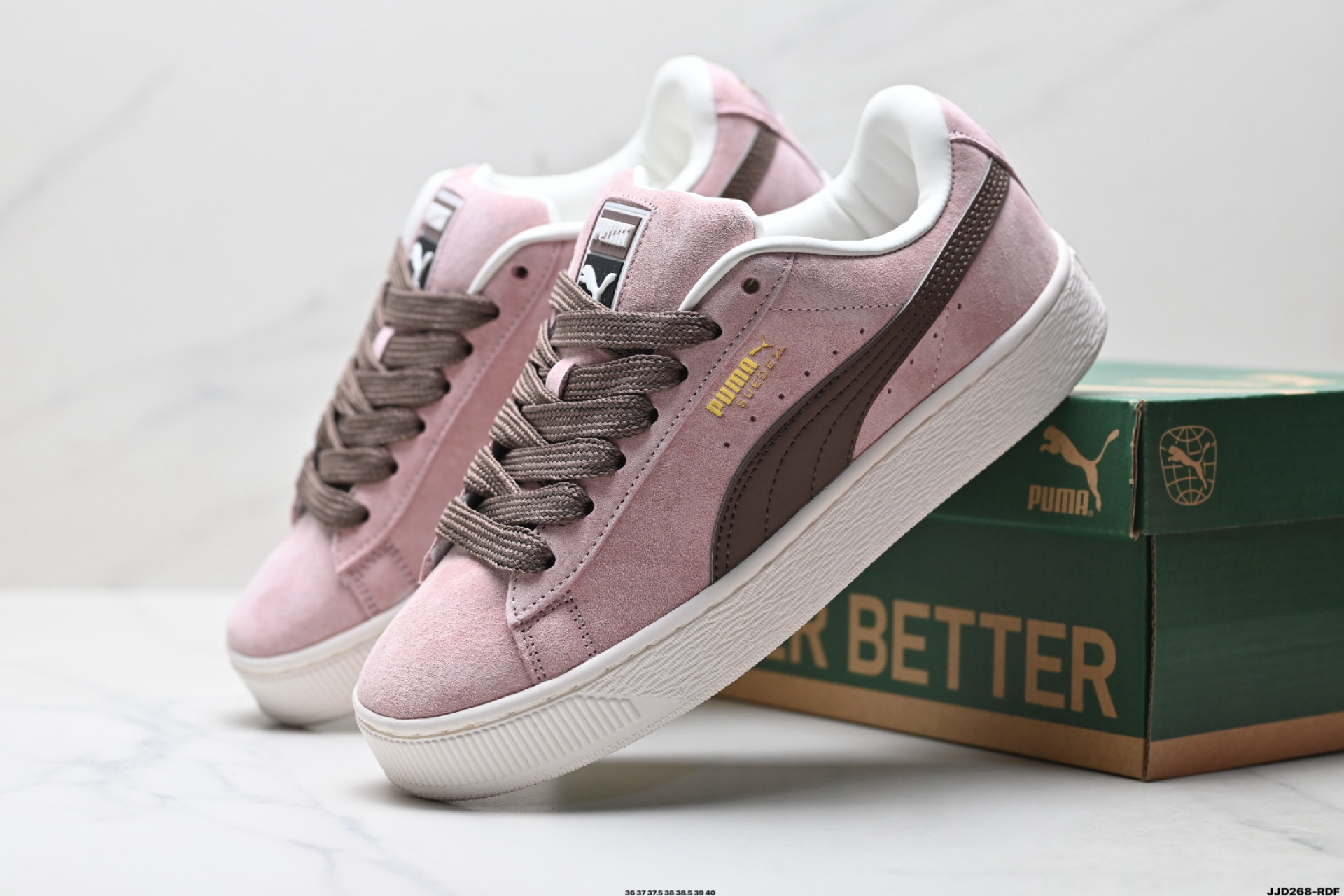Puma Suede XL 复古单品 彪马 防滑耐磨低帮德训板鞋 395777-02