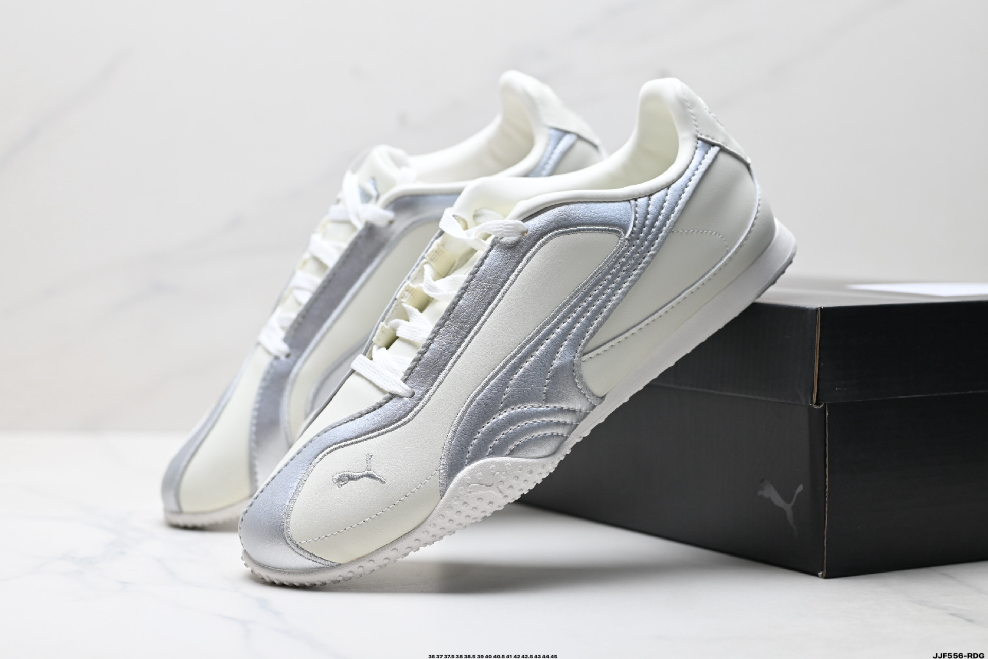 PUMA Bella V2 Leather彪马 舒适 低帮生活休闲德训薄底鞋 404043-01
