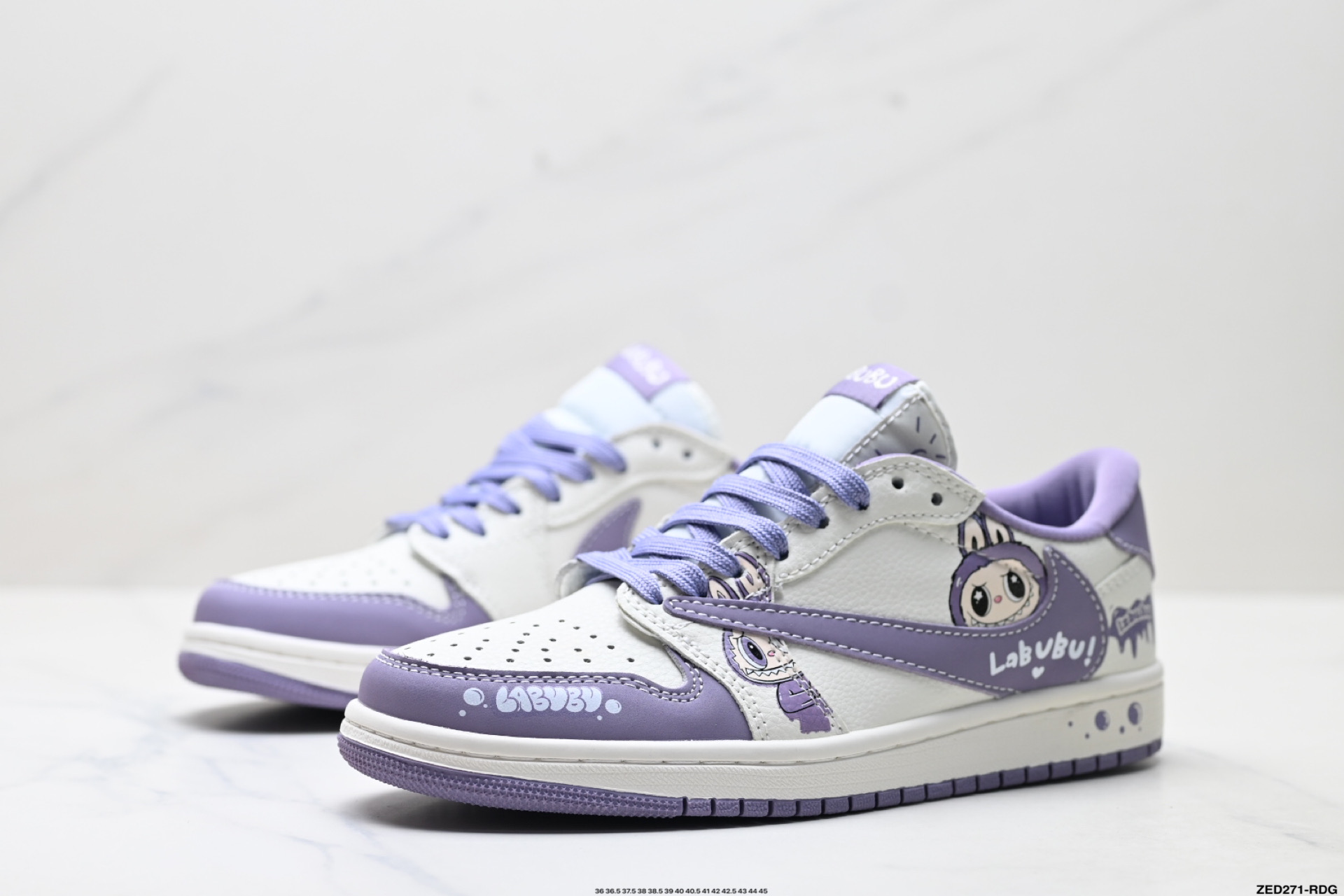 Nike Air Jordan 1 x Travis Scott AJ1倒勾 乔一倒钩 ‘DIY’定制 耐克 低帮文化篮球鞋 JW1188-164