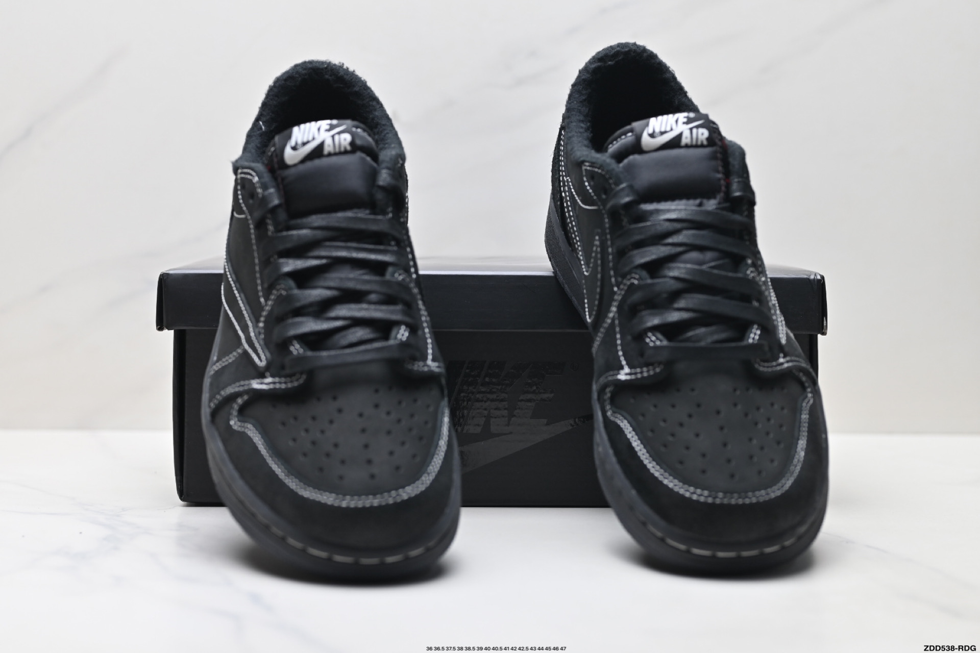 Nike Air Jordan 1 x Travis Scott AJ1倒勾 乔一倒钩 耐克 低帮文化篮球鞋 DM7866-001