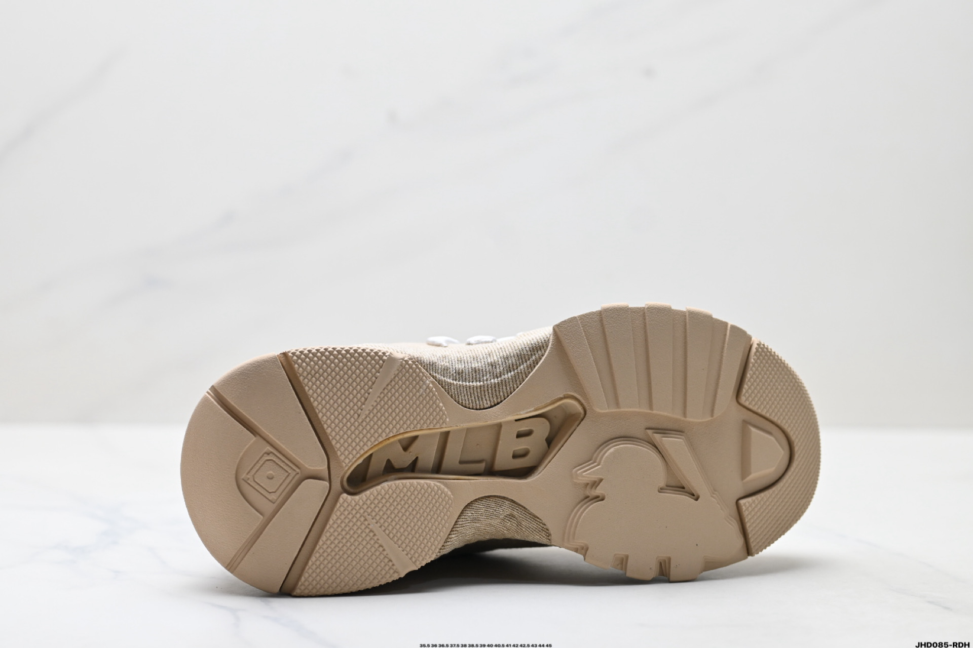 MLB BIGBALL CHUNKY VINTAGE CURSIVE 潮流百搭 厚底增高 牛仔舒适休闲鞋 防滑耐磨 低帮 老爹鞋 3ASHVT25N