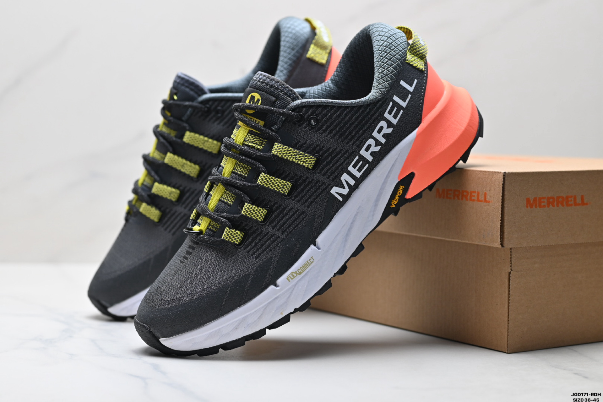 WILD THINGS × MERRELL迈乐 AGILITY PEAK 4 简约舒适蜂鸟户外 织物防滑耐磨透气 低帮 越野跑步鞋 ML067347