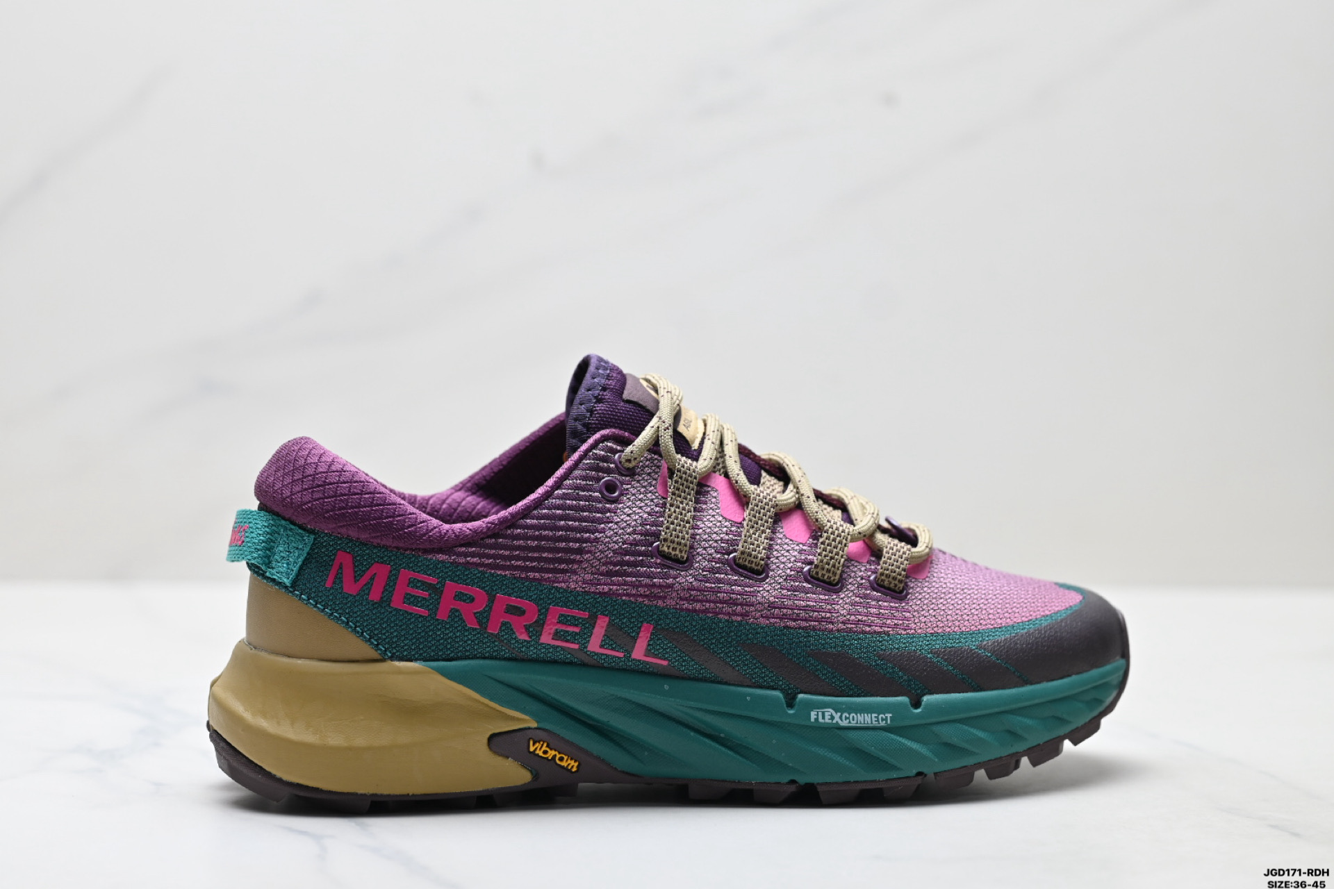 WILD THINGS × MERRELL迈乐 AGILITY PEAK 4 简约舒适蜂鸟户外 织物防滑耐磨透气 低帮 越野跑步鞋 ML067347