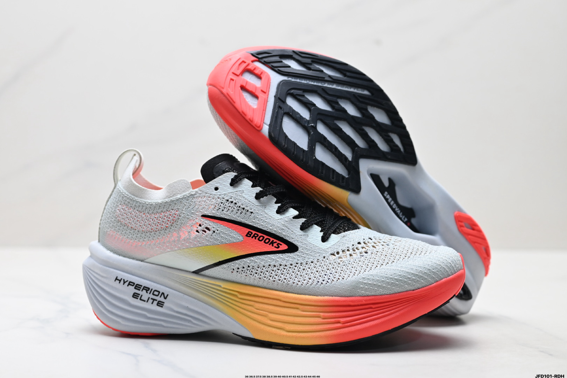 Brooks布鲁克斯 Hyperion Elite 4 PB 舒适百搭防滑耐磨 低帮 越野竞速跑步鞋 100053 1D 134