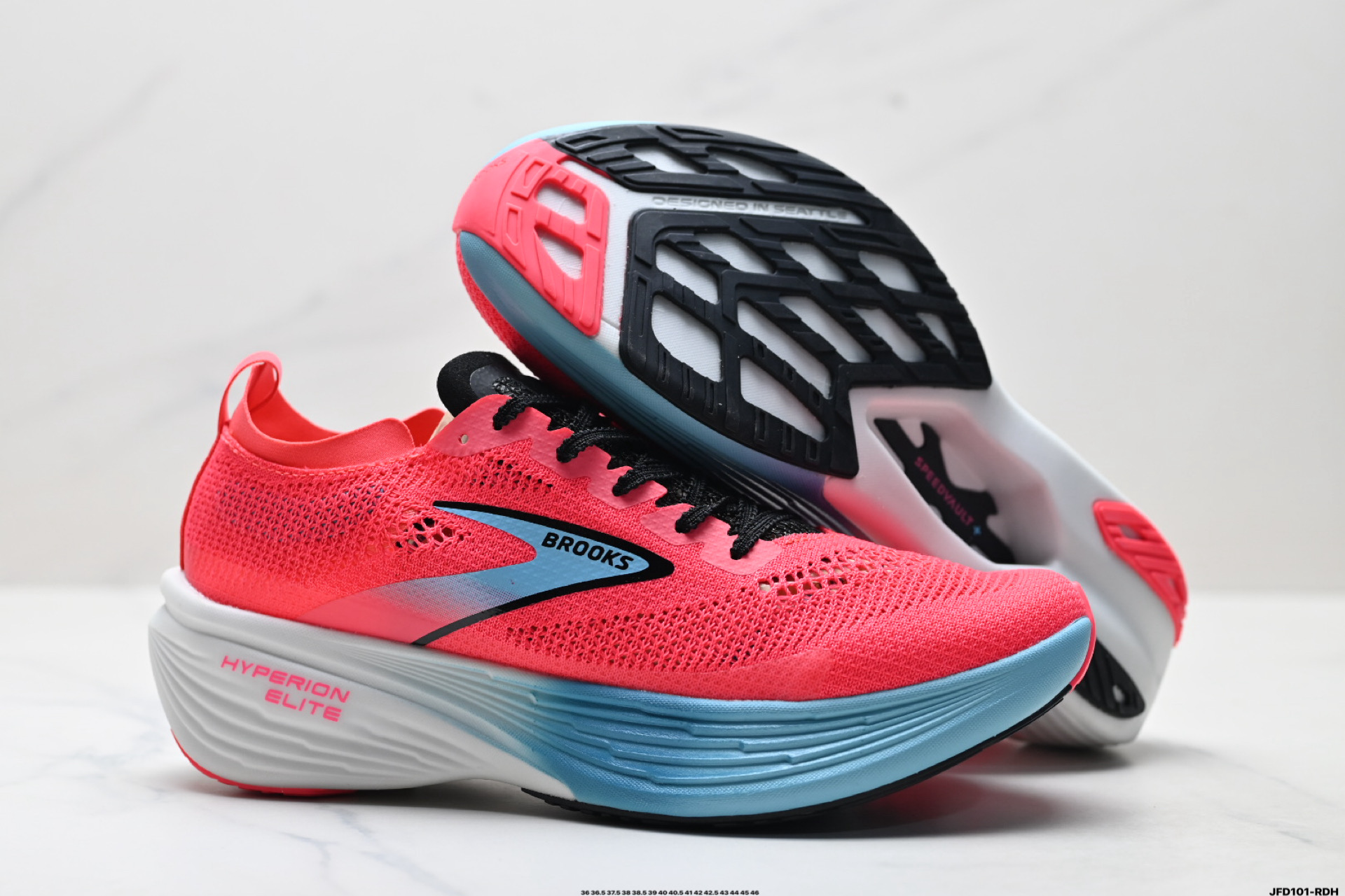 Brooks布鲁克斯 Hyperion Elite 4 PB 舒适百搭防滑耐磨 低帮 越野竞速跑步鞋 100053 1D 134