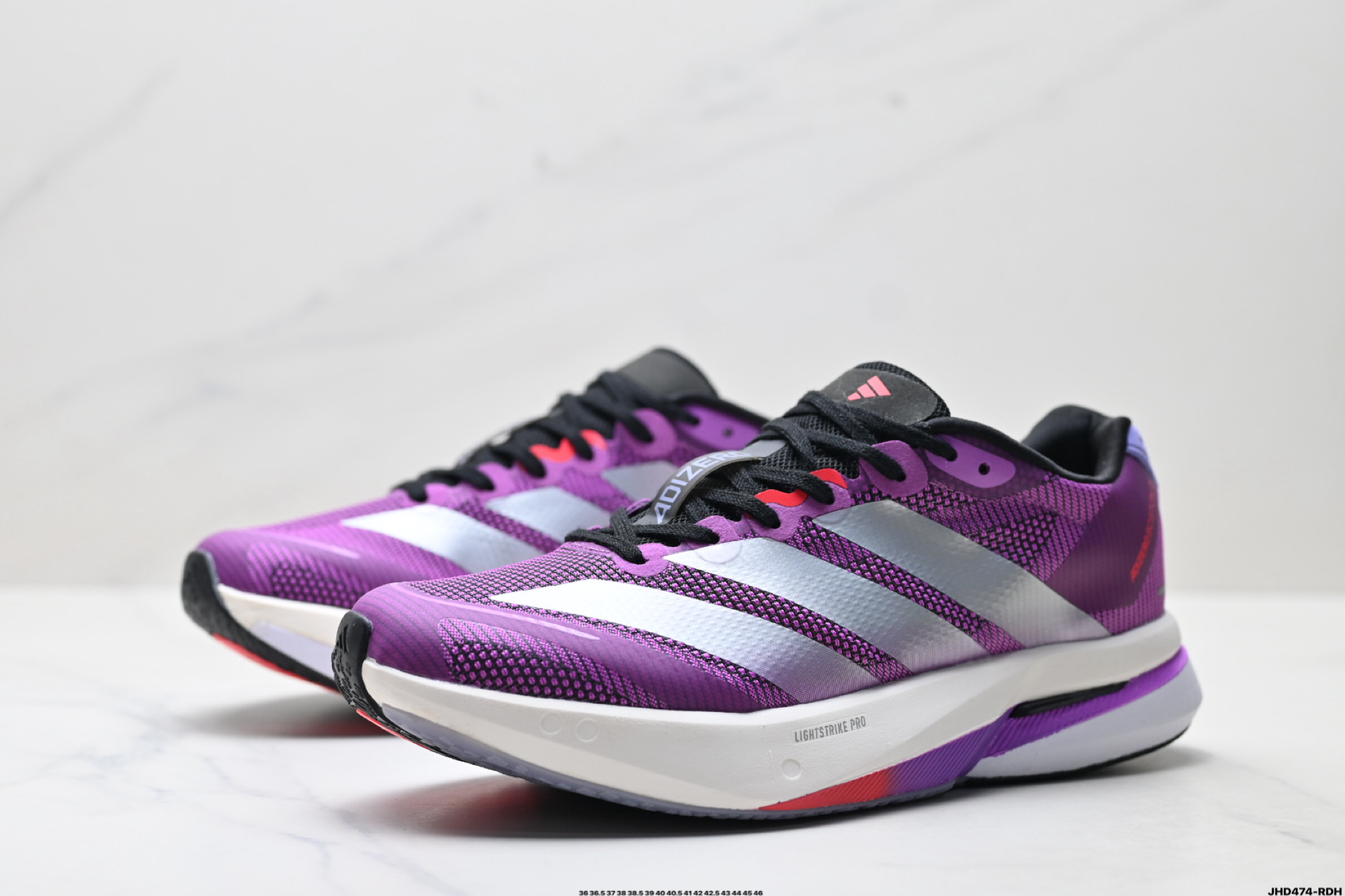 Adidas adizero BOSTON 13 阿迪达斯 透气网眼竞速跑鞋Boost 缓震底 运动鞋 JS4943