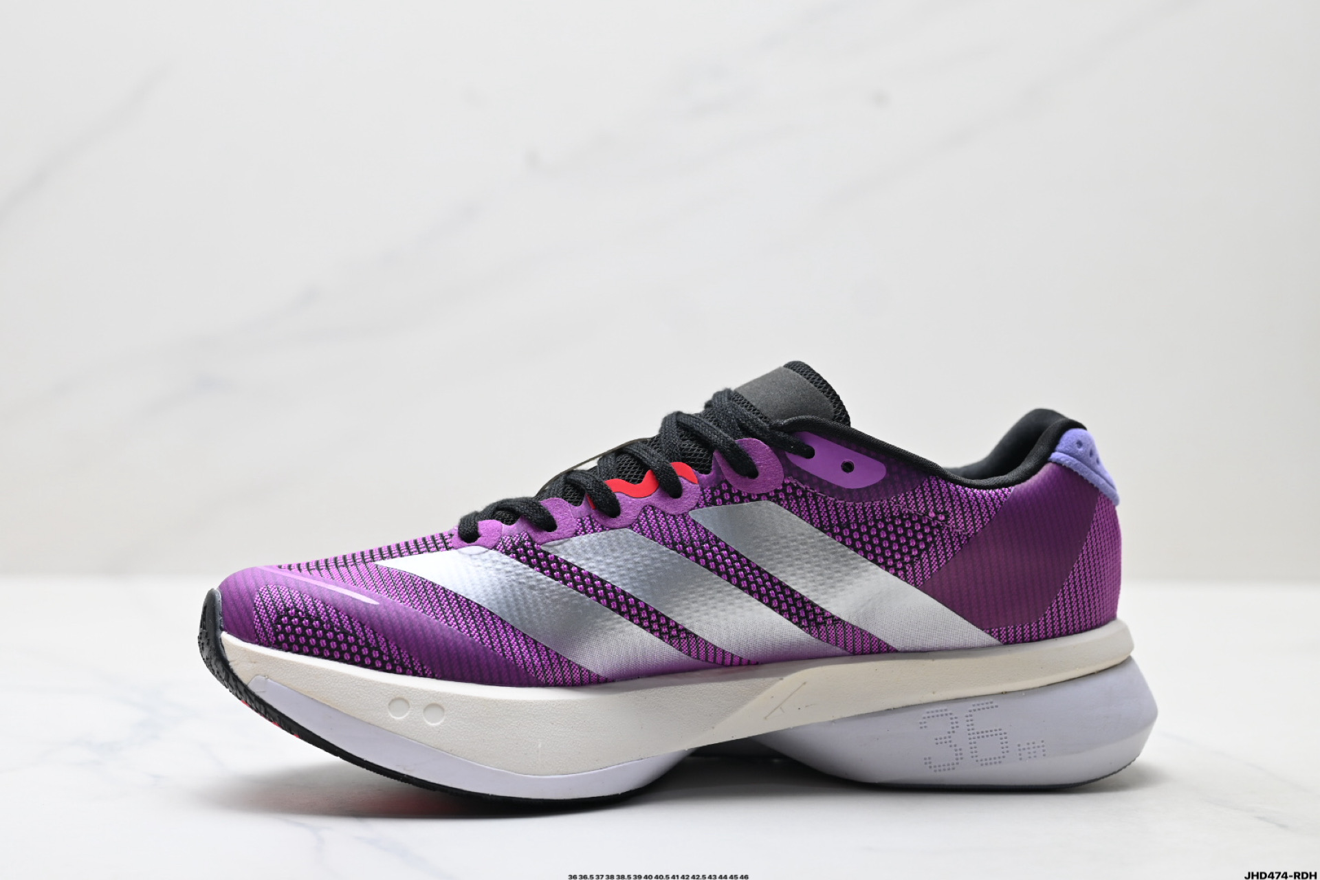 Adidas adizero BOSTON 13 阿迪达斯 透气网眼竞速跑鞋Boost 缓震底 运动鞋 JS4943