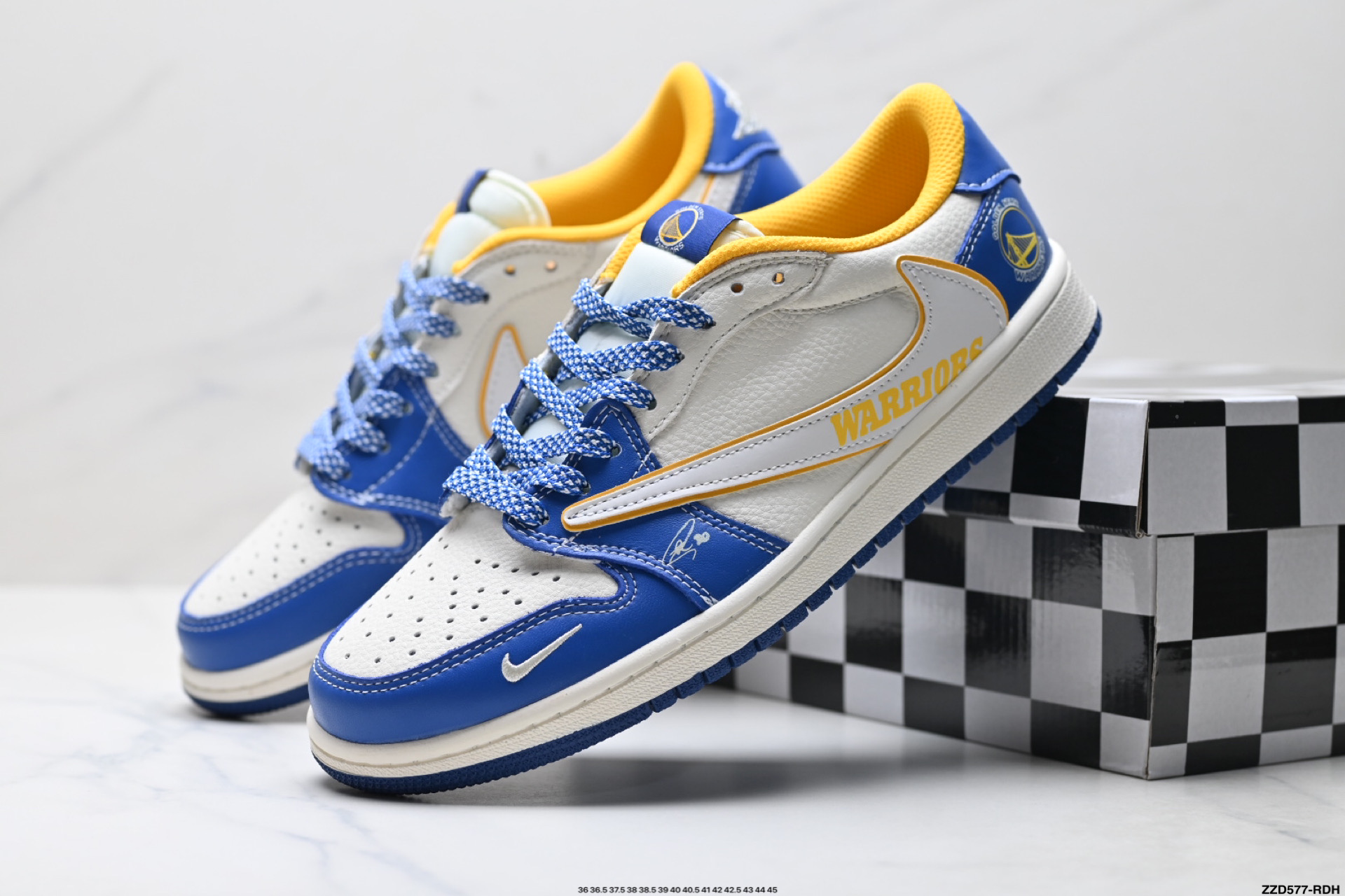 Nike Air Jordan 1 x Travis Scott AJ1倒勾 乔一倒钩 ‘DIY’定制 耐克 低帮文化篮球鞋 XB1979-012