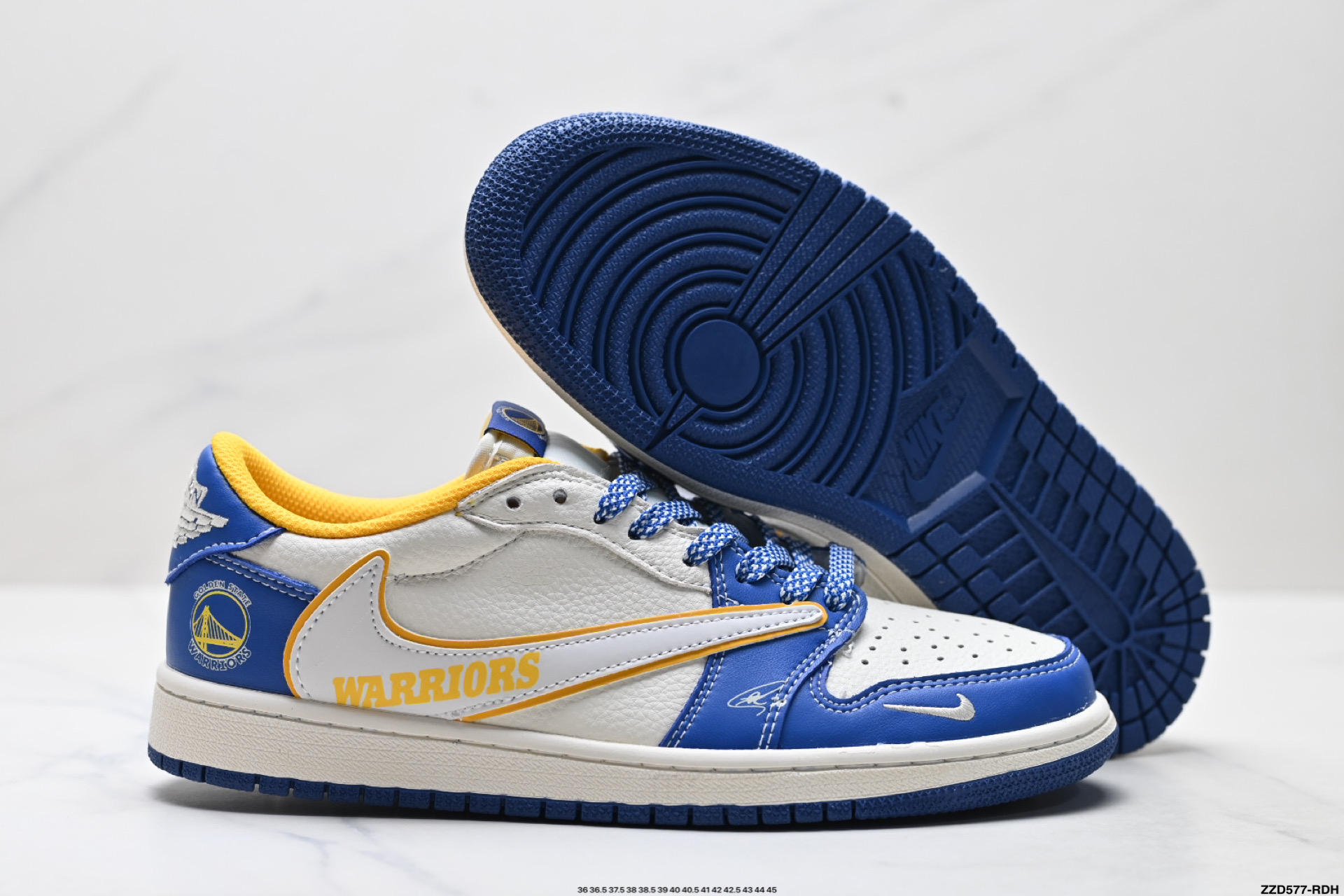 Nike Air Jordan 1 x Travis Scott AJ1倒勾 乔一倒钩 ‘DIY’定制 耐克 低帮文化篮球鞋 XB1979-012