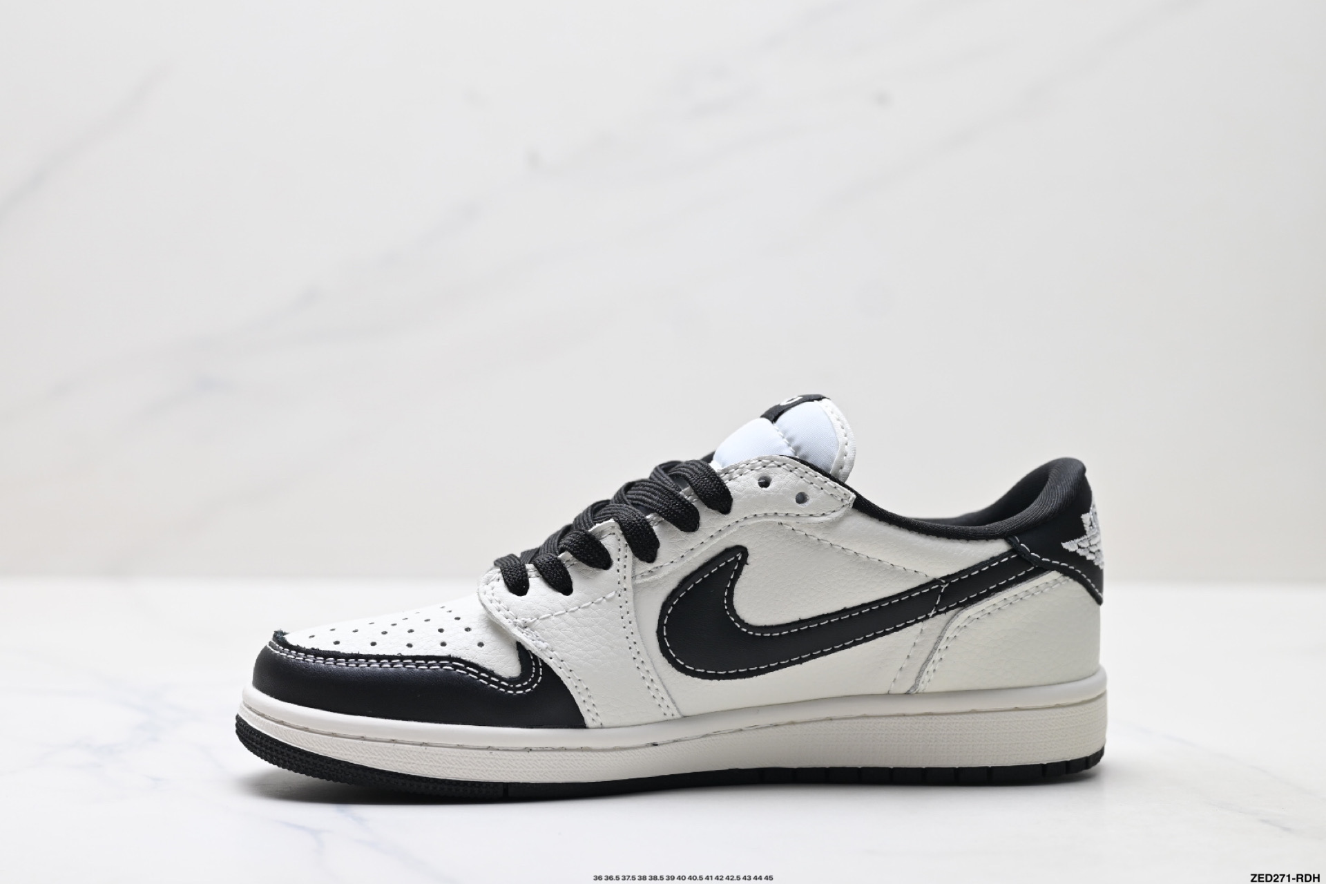 Nike Air Jordan 1 x Travis Scott AJ1倒勾 乔一倒钩 ‘DIY’定制 耐克 低帮文化篮球鞋 JW1188-161