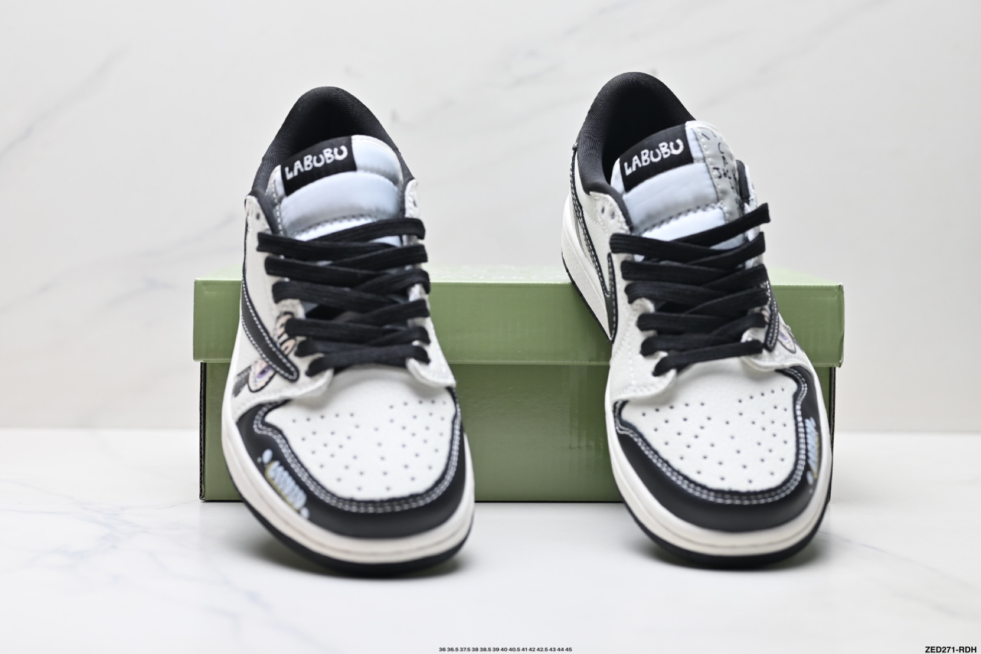 Nike Air Jordan 1 x Travis Scott AJ1倒勾 乔一倒钩 ‘DIY’定制 耐克 低帮文化篮球鞋 JW1188-161