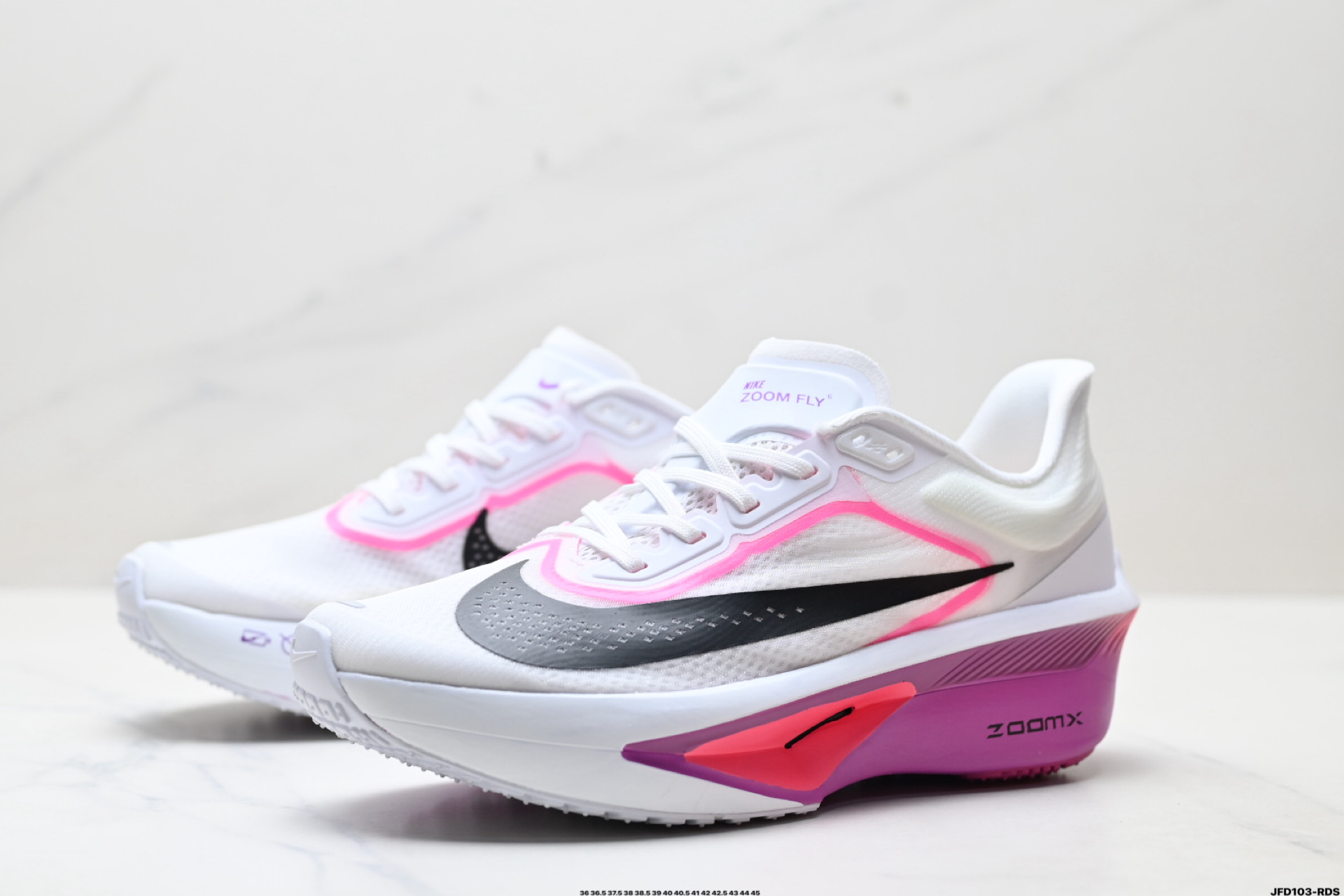 💰190
公司级✅NK ZoomX Invincible Run Flyknit FK6 Zoom Fly 6轻量飞织低帮休闲运动慢跑鞋 
此鞋专为长跑运动员而生 是为5至10公里距离的赛事和训练打造研发过程
货号:FN8455-102
尺码:36 36.5 37.5 38 38.5 39 40 40.5 41 42 42.5 43 44 45
ID:JFD103-RDS