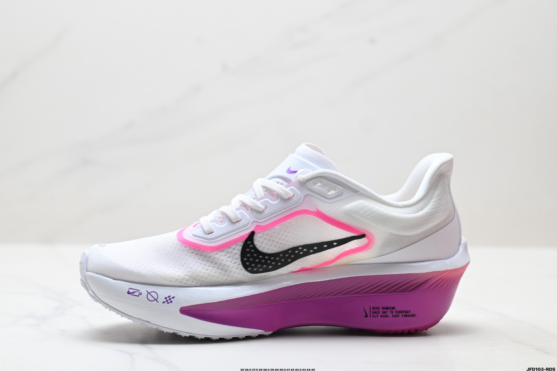 💰190
公司级✅NK ZoomX Invincible Run Flyknit FK6 Zoom Fly 6轻量飞织低帮休闲运动慢跑鞋 
此鞋专为长跑运动员而生 是为5至10公里距离的赛事和训练打造研发过程
货号:FN8455-102
尺码:36 36.5 37.5 38 38.5 39 40 40.5 41 42 42.5 43 44 45
ID:JFD103-RDS