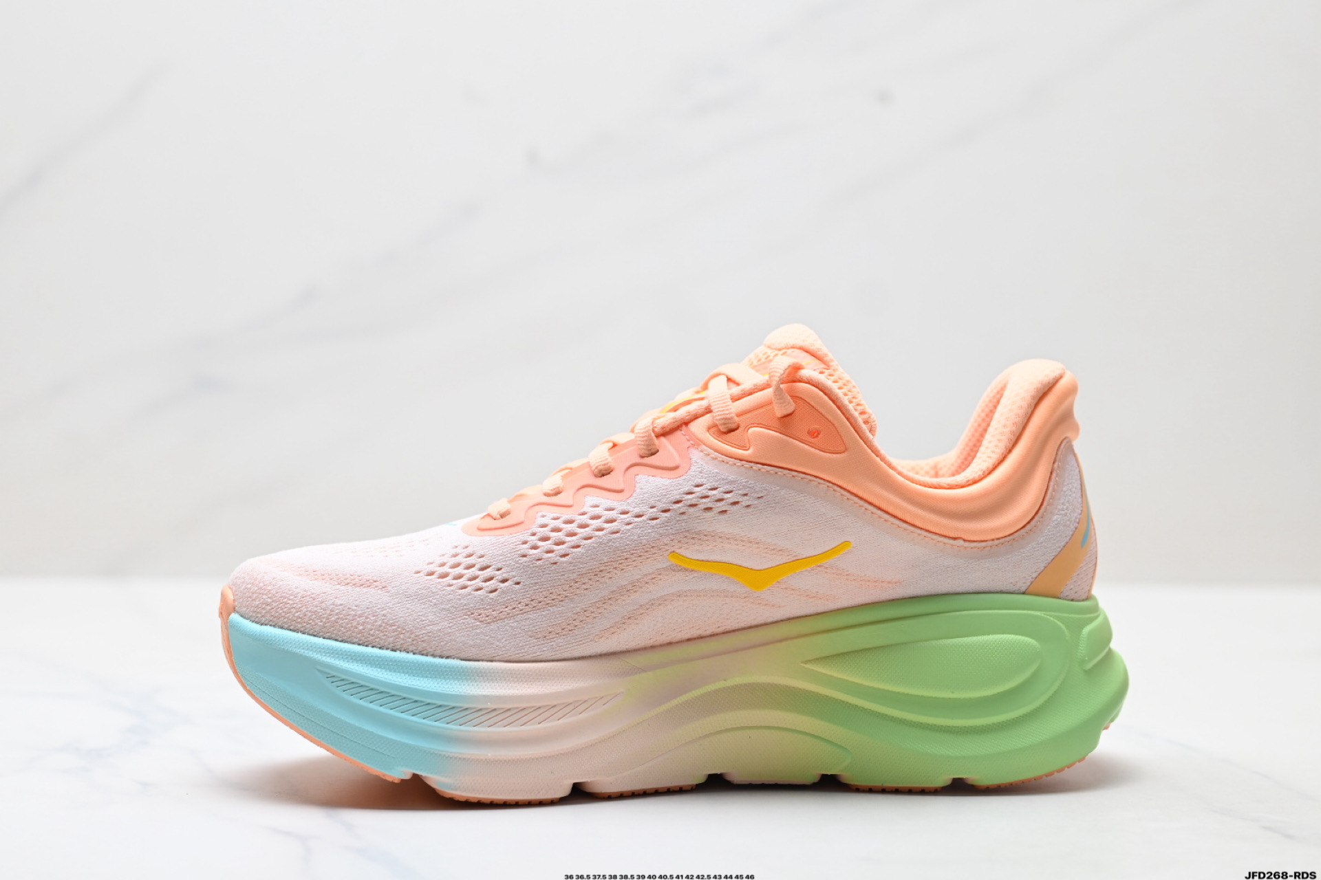 HOKA ONE ONE Bondi 9 复古舒适防滑耐磨 低帮 山地户外跑步鞋 1162011