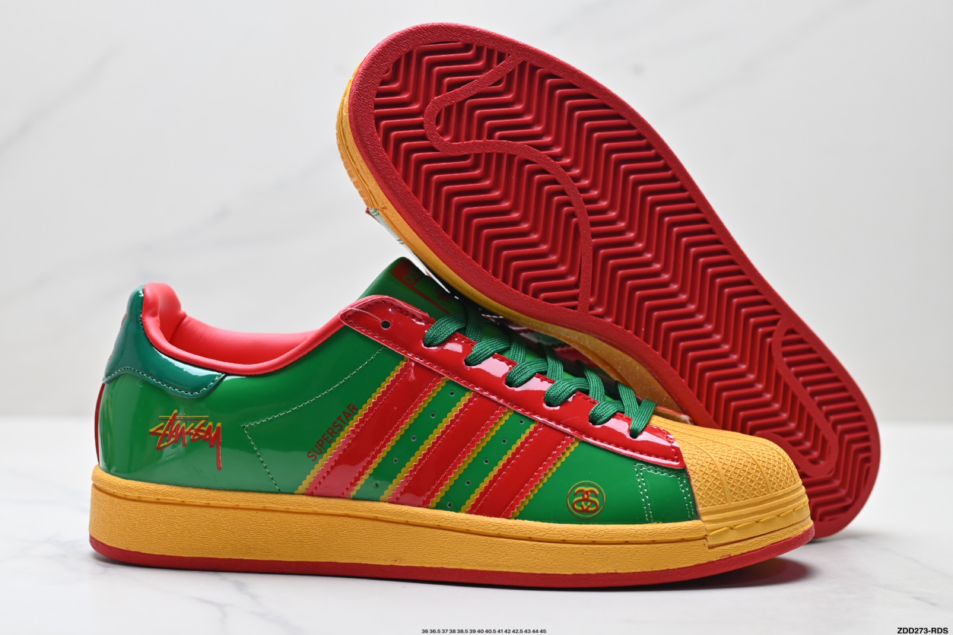 Adidas Originals Superstar 阿迪达斯 三叶草 贝壳头’DIY’系列低帮经典百搭休闲运动板鞋 DS0026