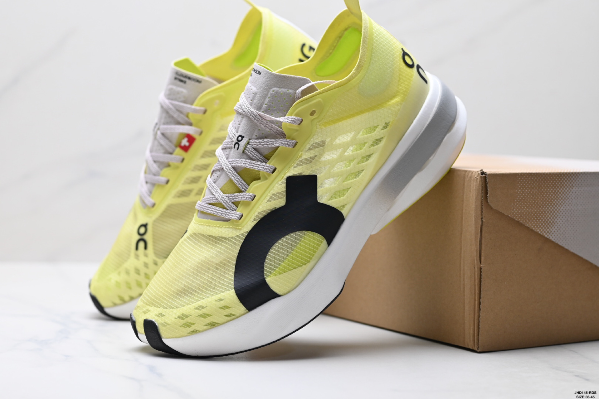 On昂跑 Cloudboom Strike Limelight 舒适耐磨透气支撑平衡 低帮 马拉松竞速跑步鞋 3ME3048