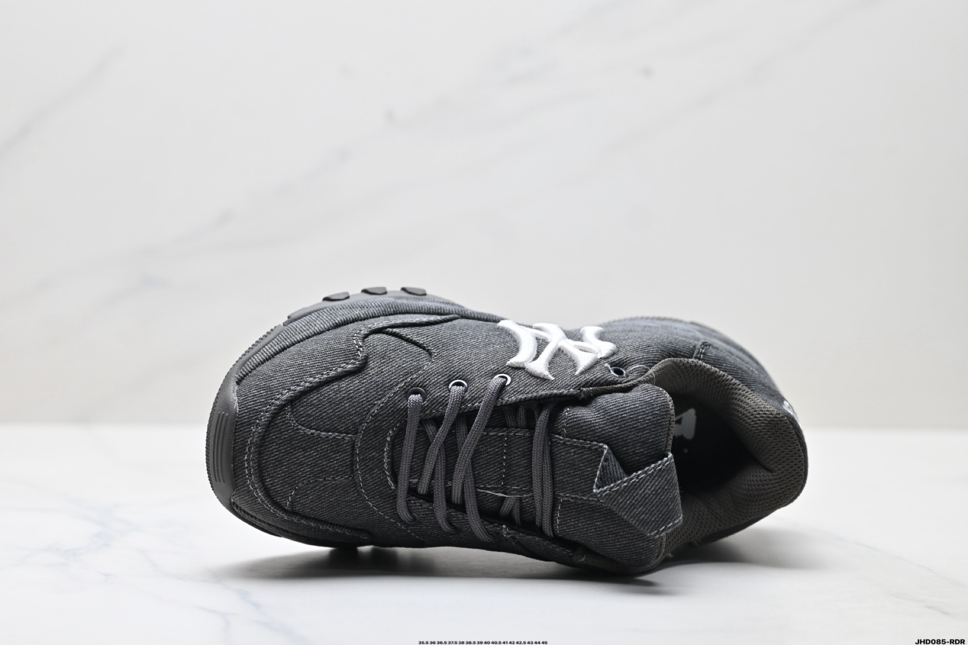 MLB BIGBALL CHUNKY VINTAGE CURSIVE 潮流百搭 厚底增高 牛仔舒适休闲鞋 防滑耐磨 低帮 老爹鞋 3ASHVT25N