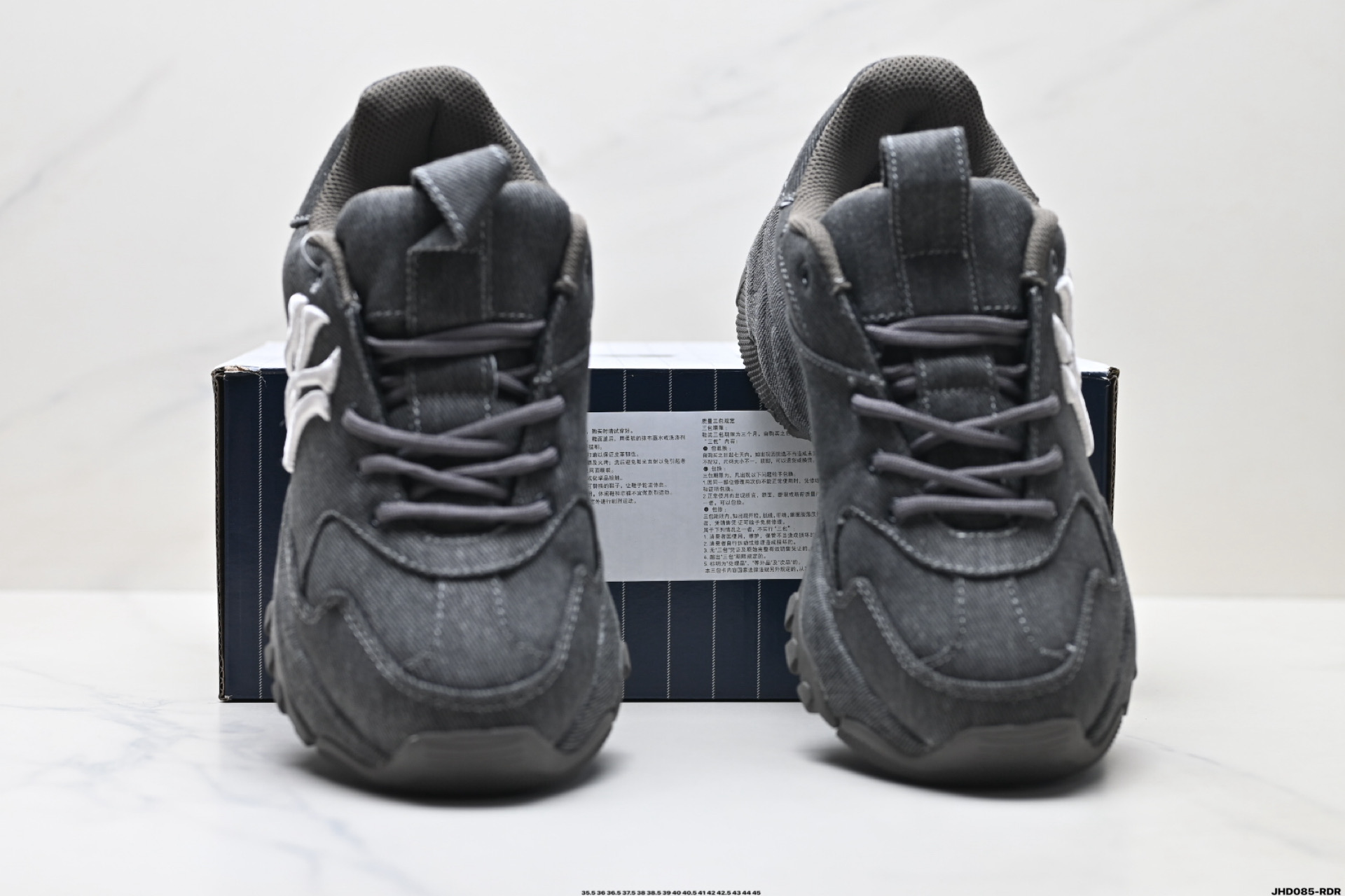 MLB BIGBALL CHUNKY VINTAGE CURSIVE 潮流百搭 厚底增高 牛仔舒适休闲鞋 防滑耐磨 低帮 老爹鞋 3ASHVT25N