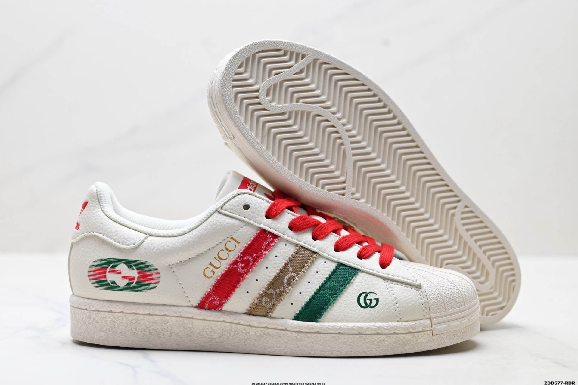 Adidas Originals Superstar 阿迪达斯 三叶草 贝壳头’DIY’系列低帮经典百搭休闲运动板鞋 QC2601