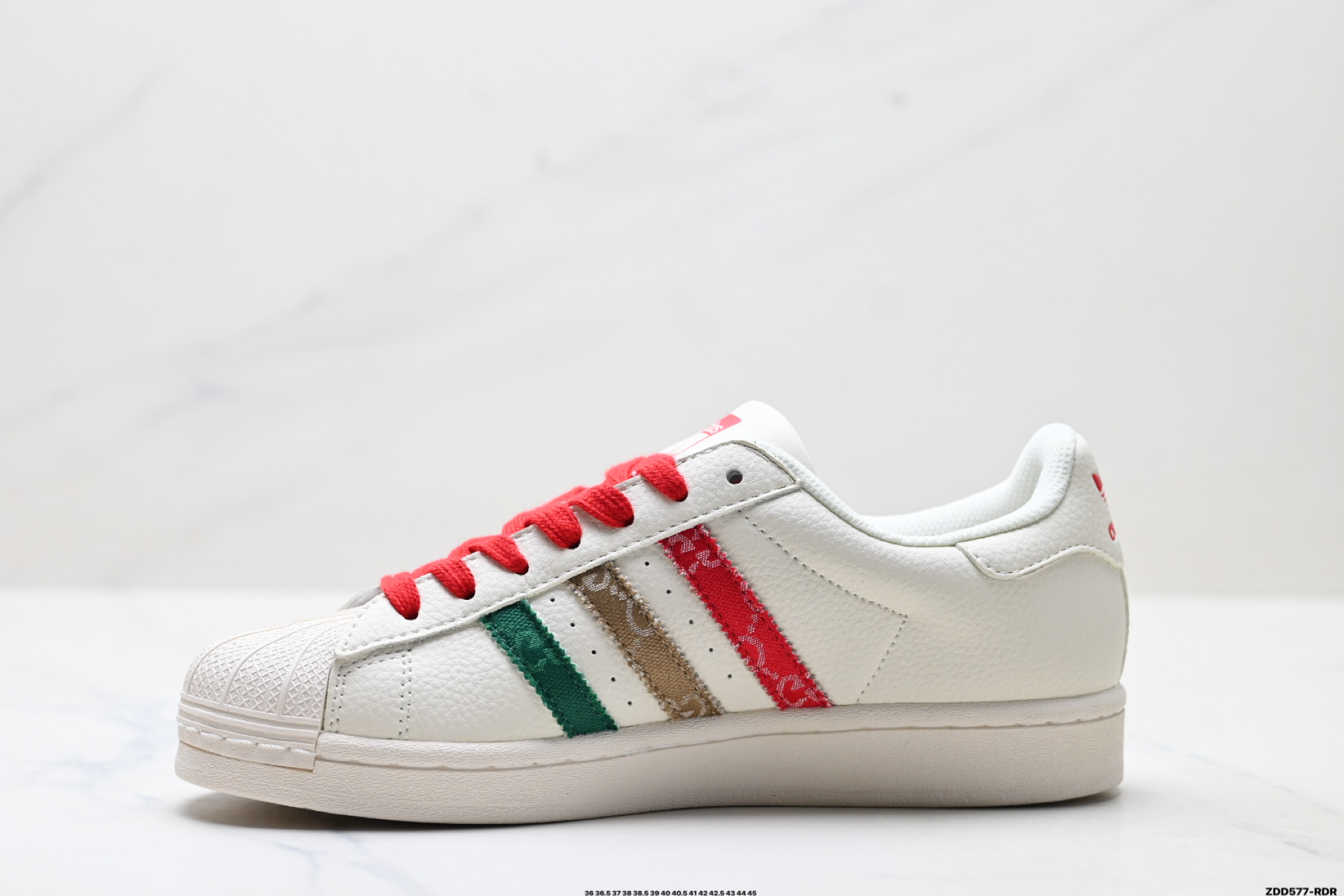 Adidas Originals Superstar 阿迪达斯 三叶草 贝壳头’DIY’系列低帮经典百搭休闲运动板鞋 QC2601