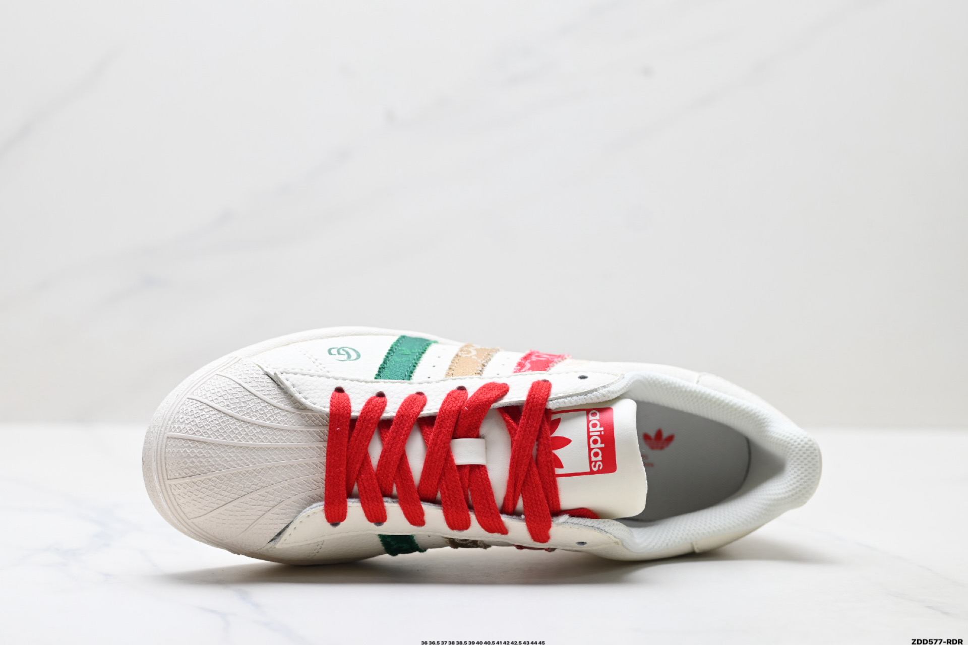 Adidas Originals Superstar 阿迪达斯 三叶草 贝壳头’DIY’系列低帮经典百搭休闲运动板鞋 QC2601