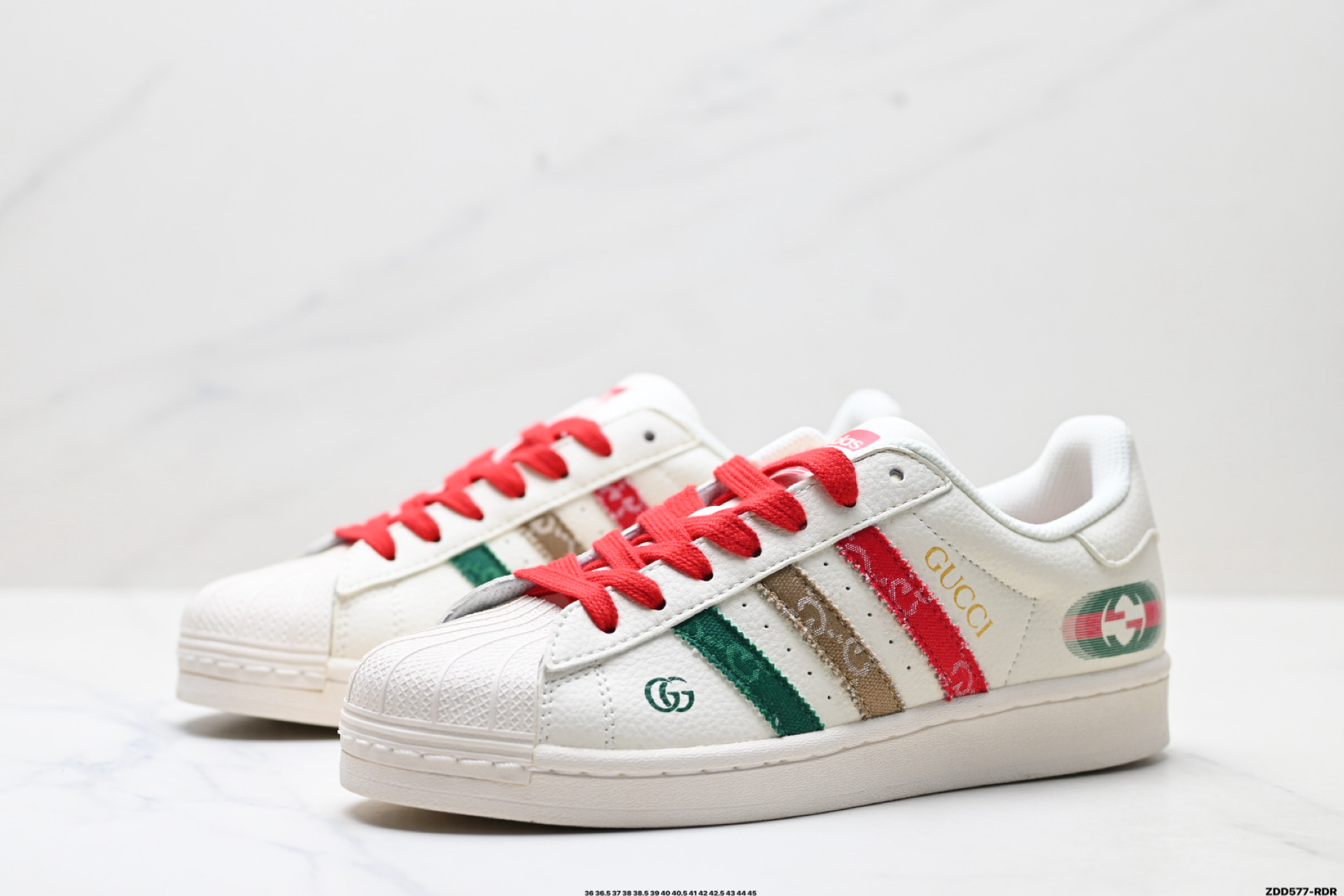 Adidas Originals Superstar 阿迪达斯 三叶草 贝壳头’DIY’系列低帮经典百搭休闲运动板鞋 QC2601