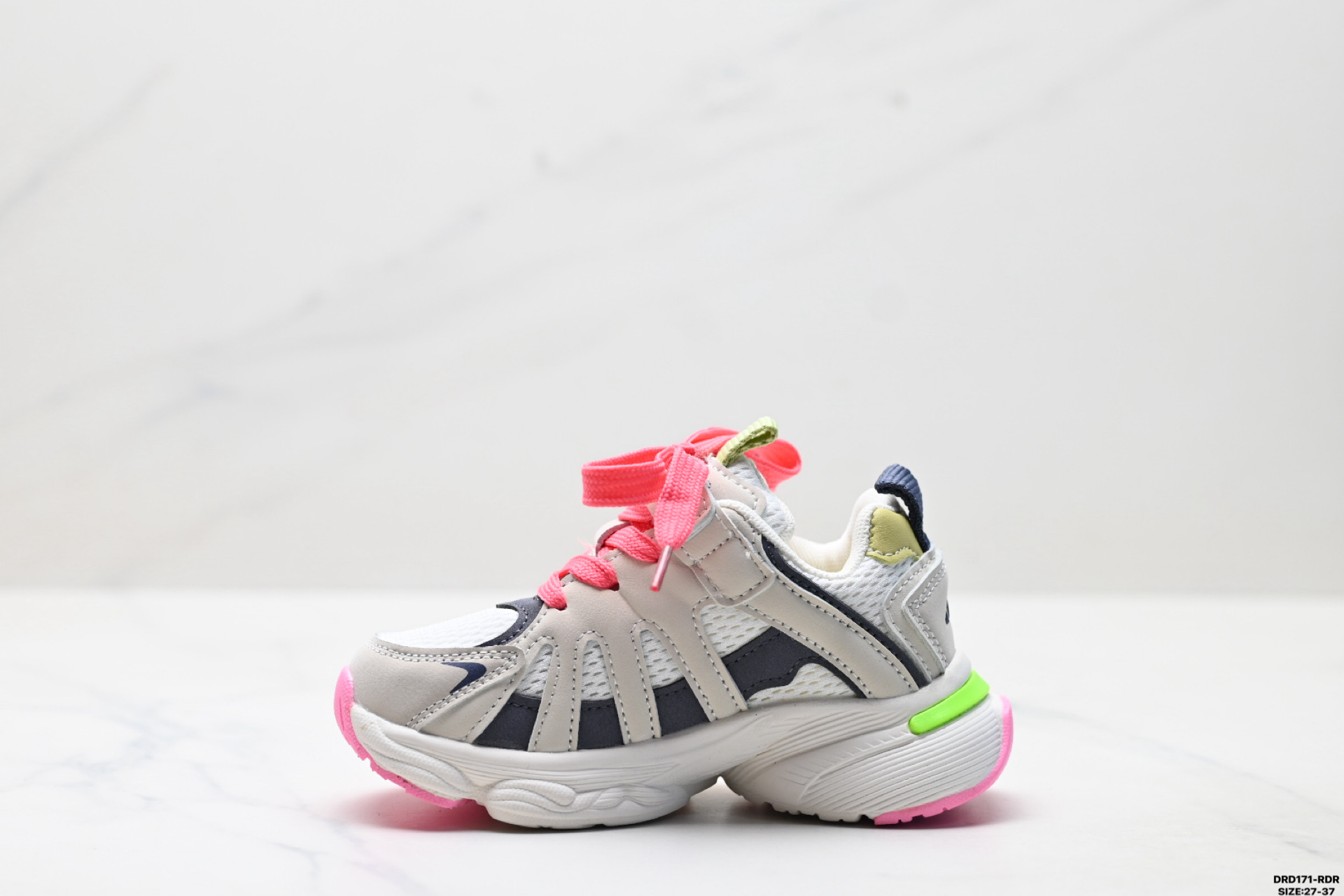 图片[3]-童鞋✅Adidas 阿迪达斯 太空革网面 时尚 百搭设计舒适 防滑透气 低帮 儿童休闲鞋 尺码：27-37 ID：DRD171-RDR-选品中心